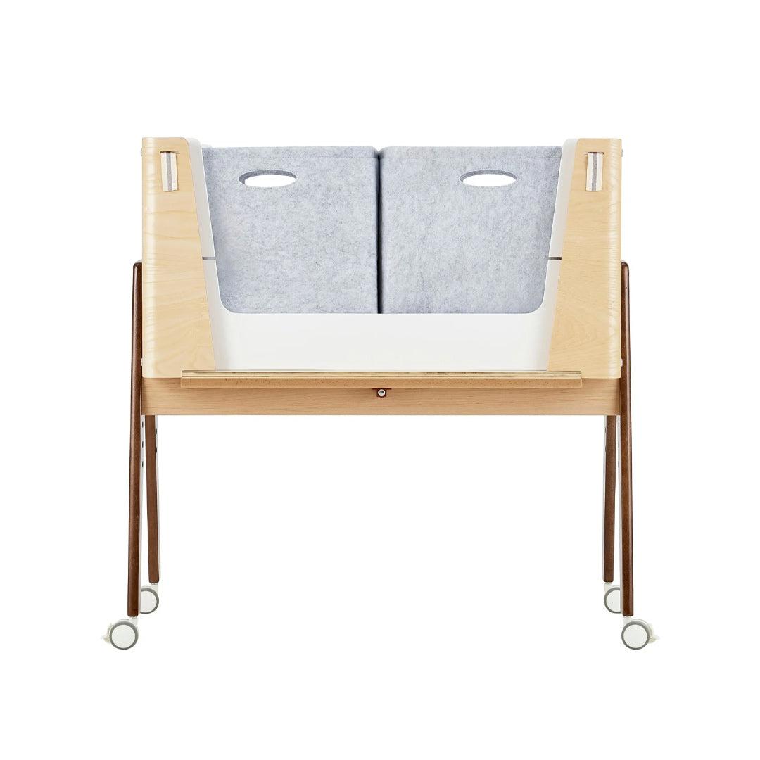  Gaia Baby Hera Bedside Crib Storage Boxes - 2 Pack - Grey、mySite、merchandisen