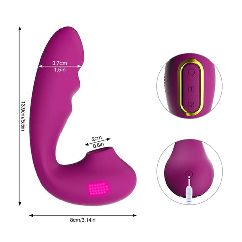GlowTouch Heated G-Spot Suction Toy