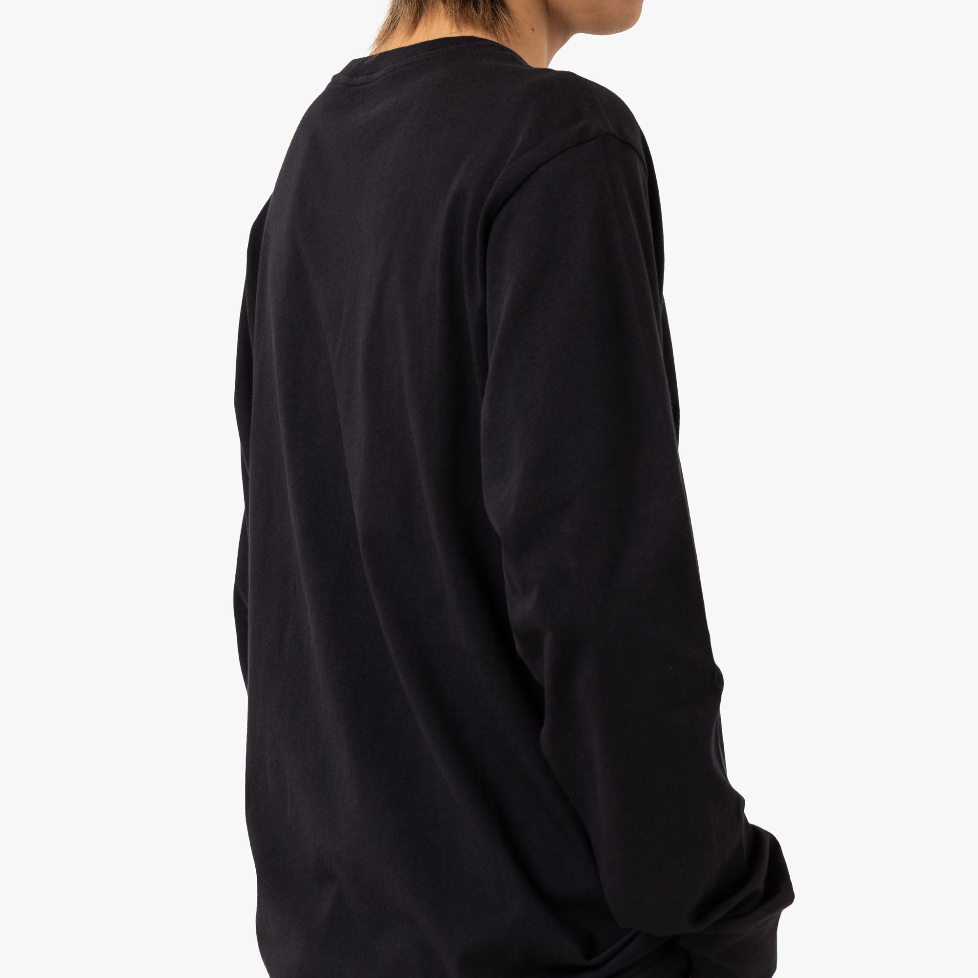  Carhartt WIP L/S Pocket T-Shirt Cotton Single Jersey / Black、mySite、merchandisen