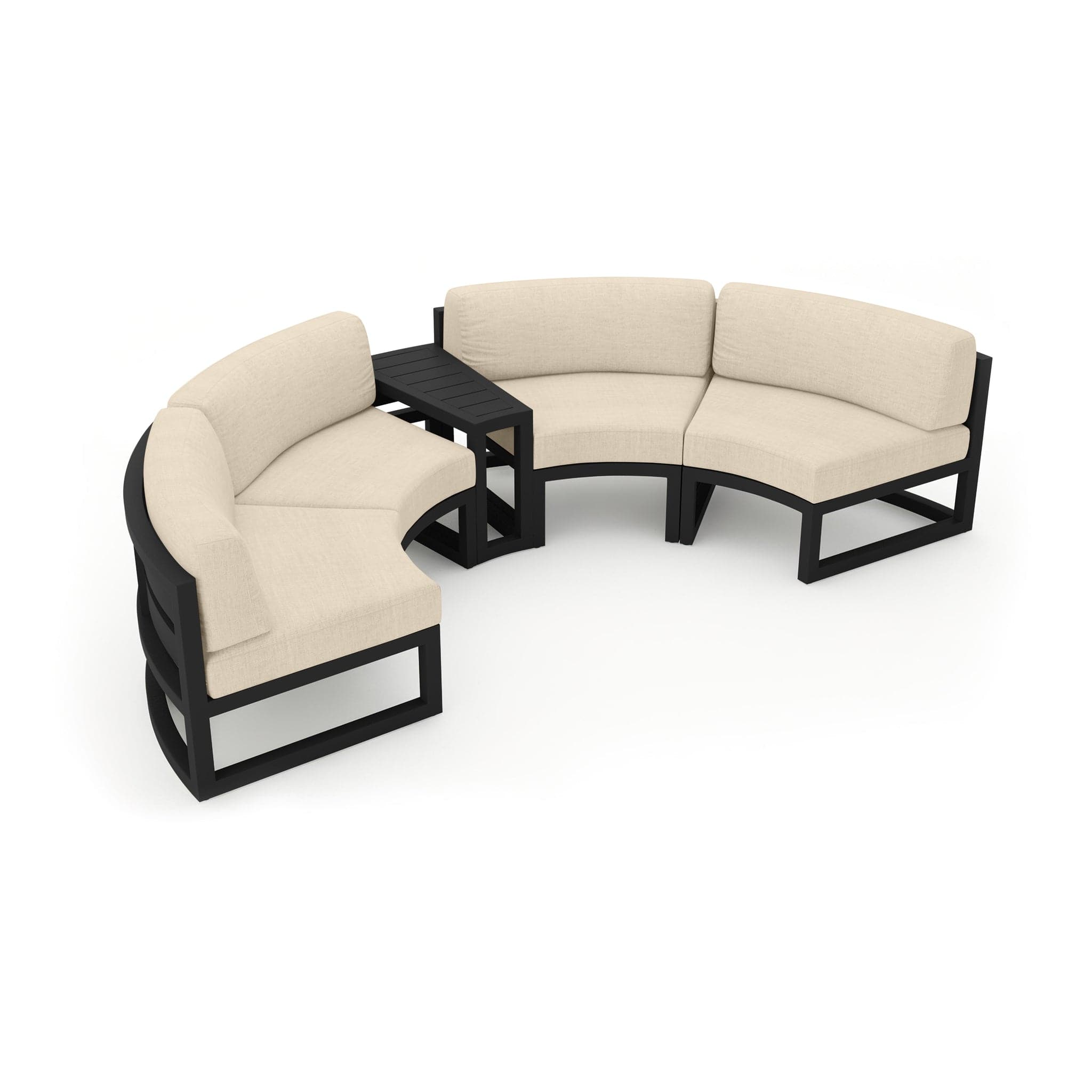Avion 3 Piece Curve Sectional Set、mySite、neckold