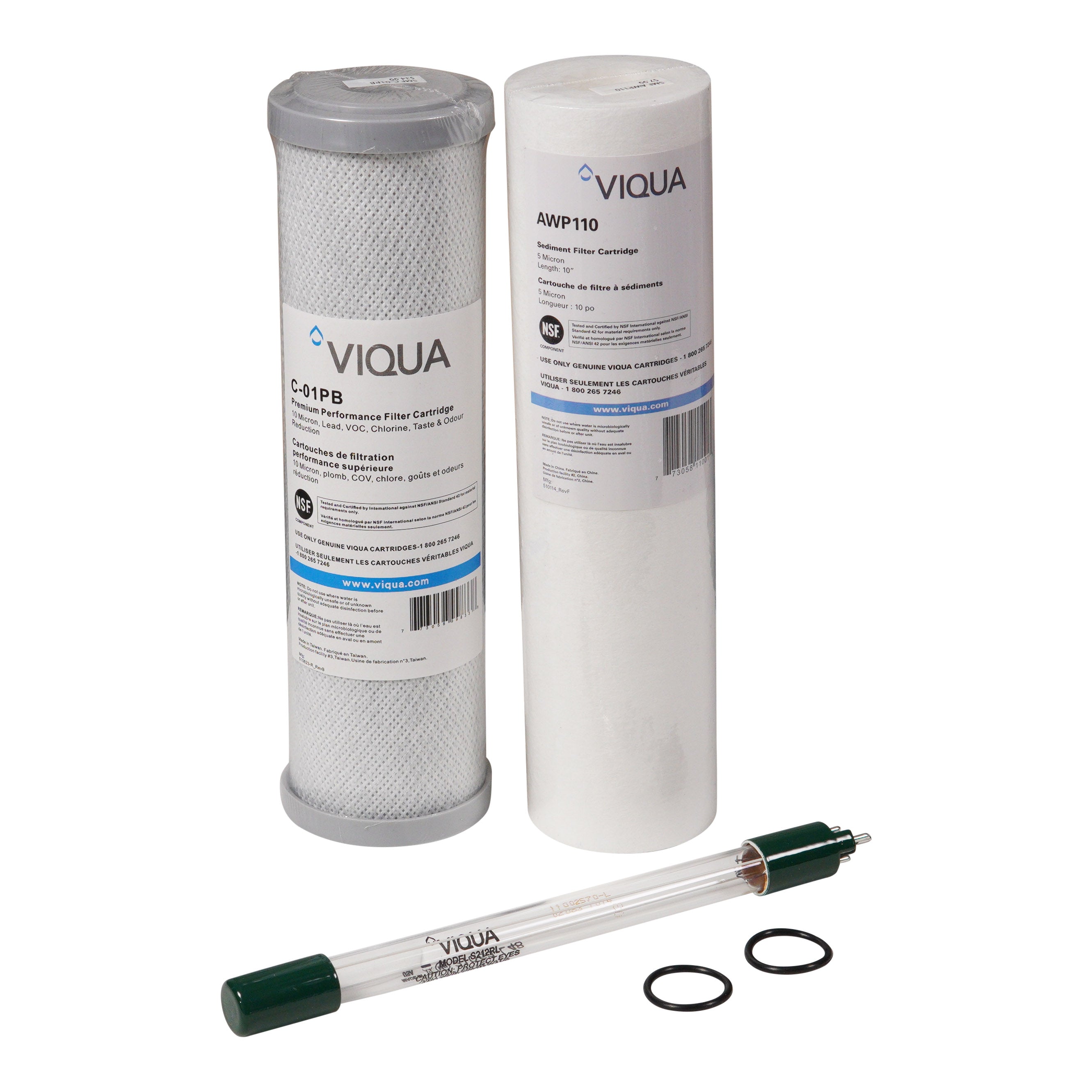 Viqua VT1-DWS Replacement UV Lamp and Filters、mySite、noshort