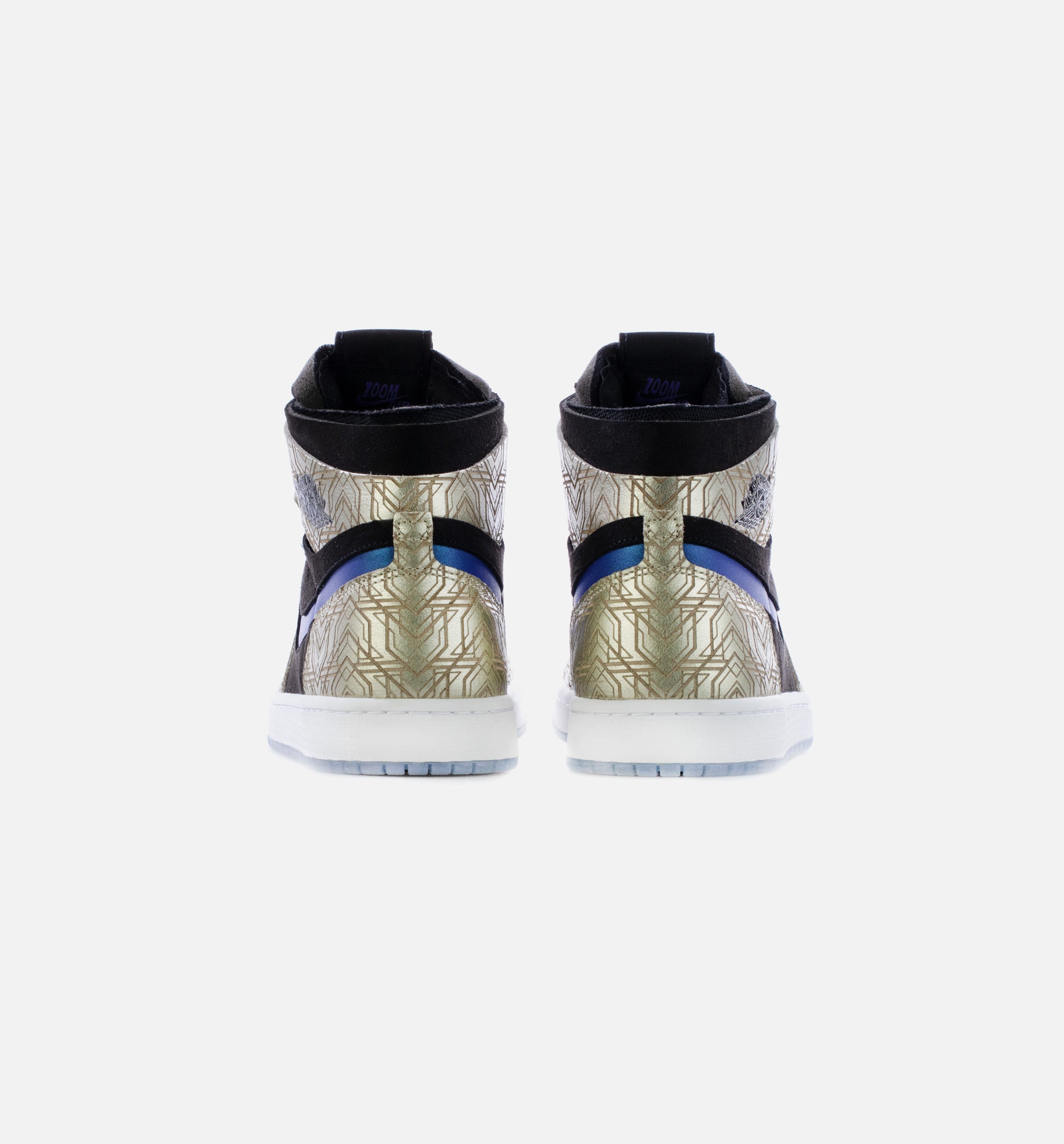 Air Jordan 1 Zoom CMFT Gold Laser Mens Lifestyle Shoes - Gold/Black/Blue Free Shipping、mySite、dreamappss