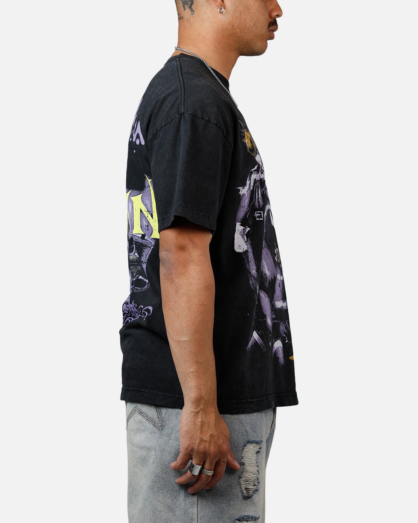 Goat Crew Disney Kingdom Hearts Halloween Town Heavyweight T-Shirt Black Acidwash、mySite、zt4zffjzw