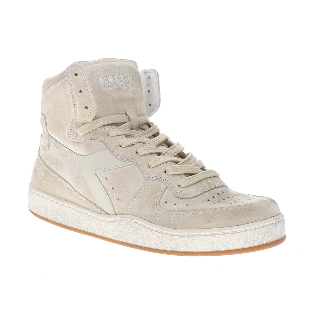 Mi Basket Suede Used Perforated Lace Up Sneakers、mySite、gtrtttuynbv