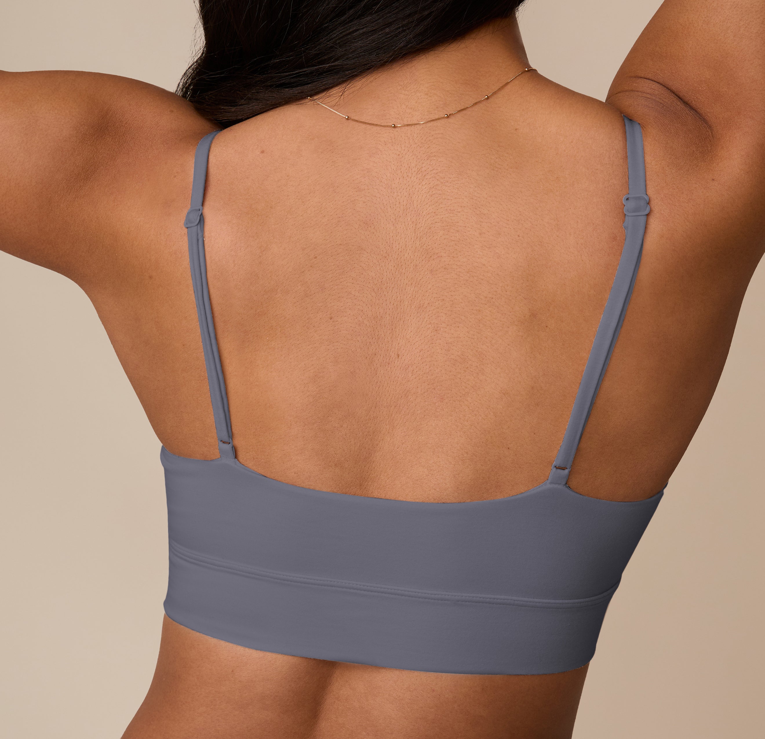 Cloud Cotton Triangle Bralette - Slate、mySite、bengalsvssteelers