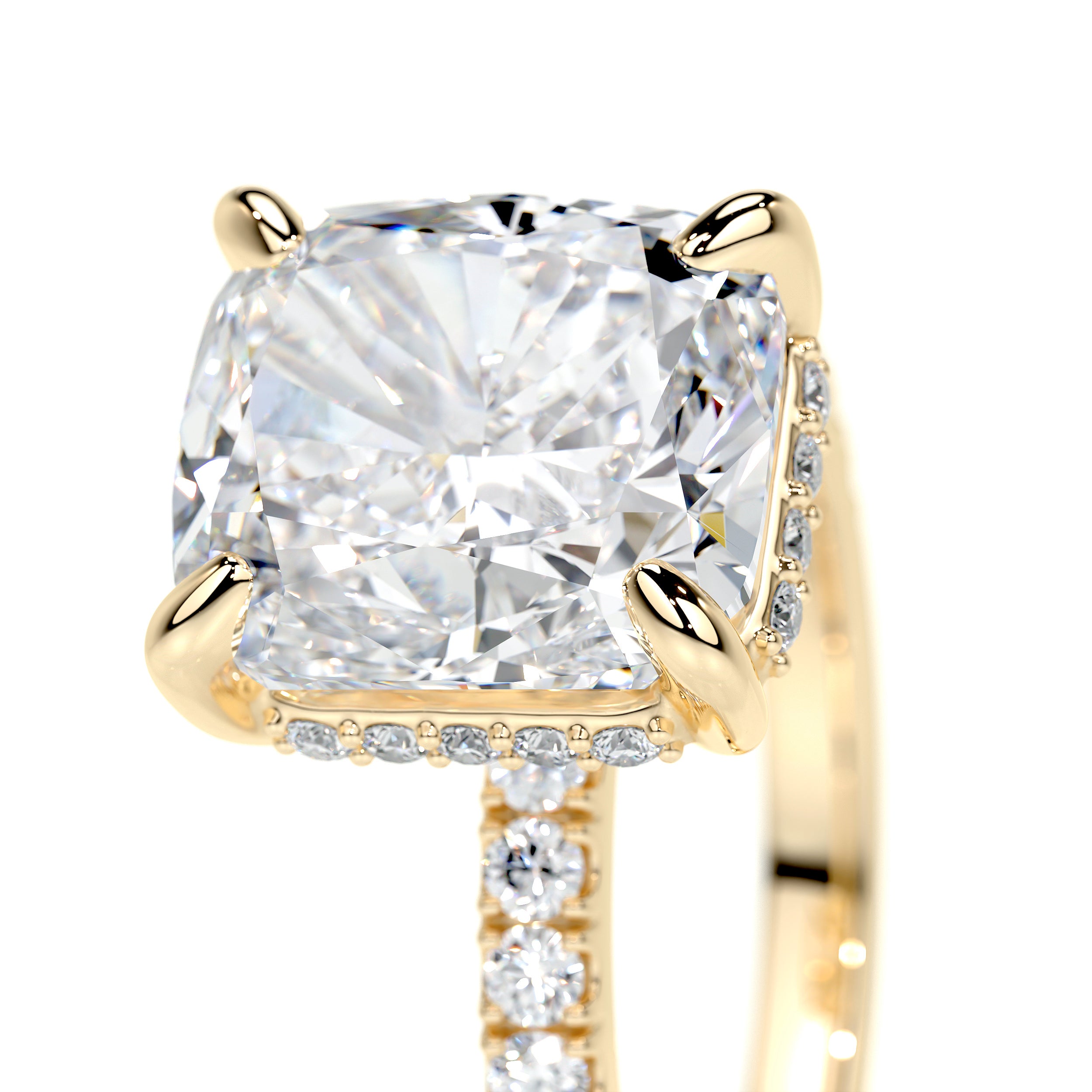 Beatriz Lab Grown Diamond Ring -18K Yellow Gold、mySite、hinf8tx79