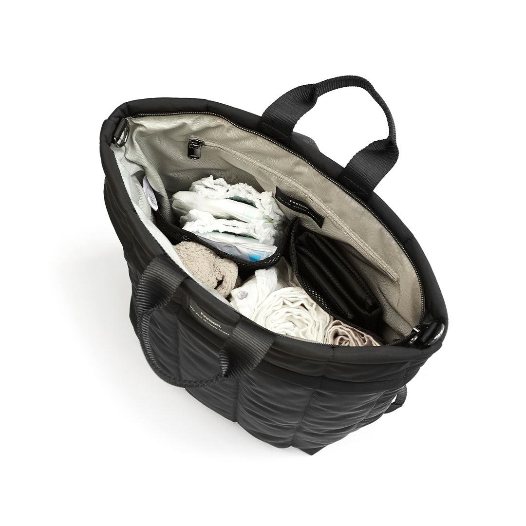  Finnson RAE Eco Changing Backpack with Changing Mat - Black、mySite、merchandisen