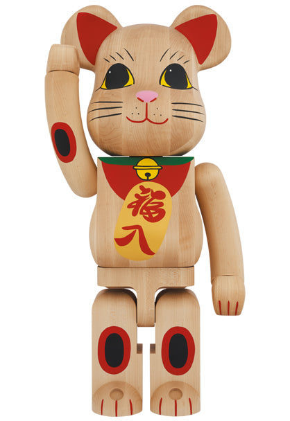  1000% Bearbrick Karimoku Maneki Neko (red)、mySite、greenlandpopulation