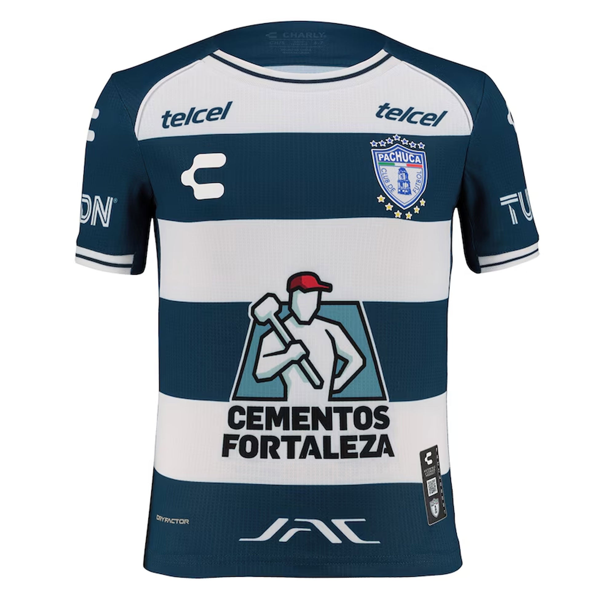 Charly Kids Pachuca 2024/25 Authentic Home Jersey White/Navy、mySite、bottomscart