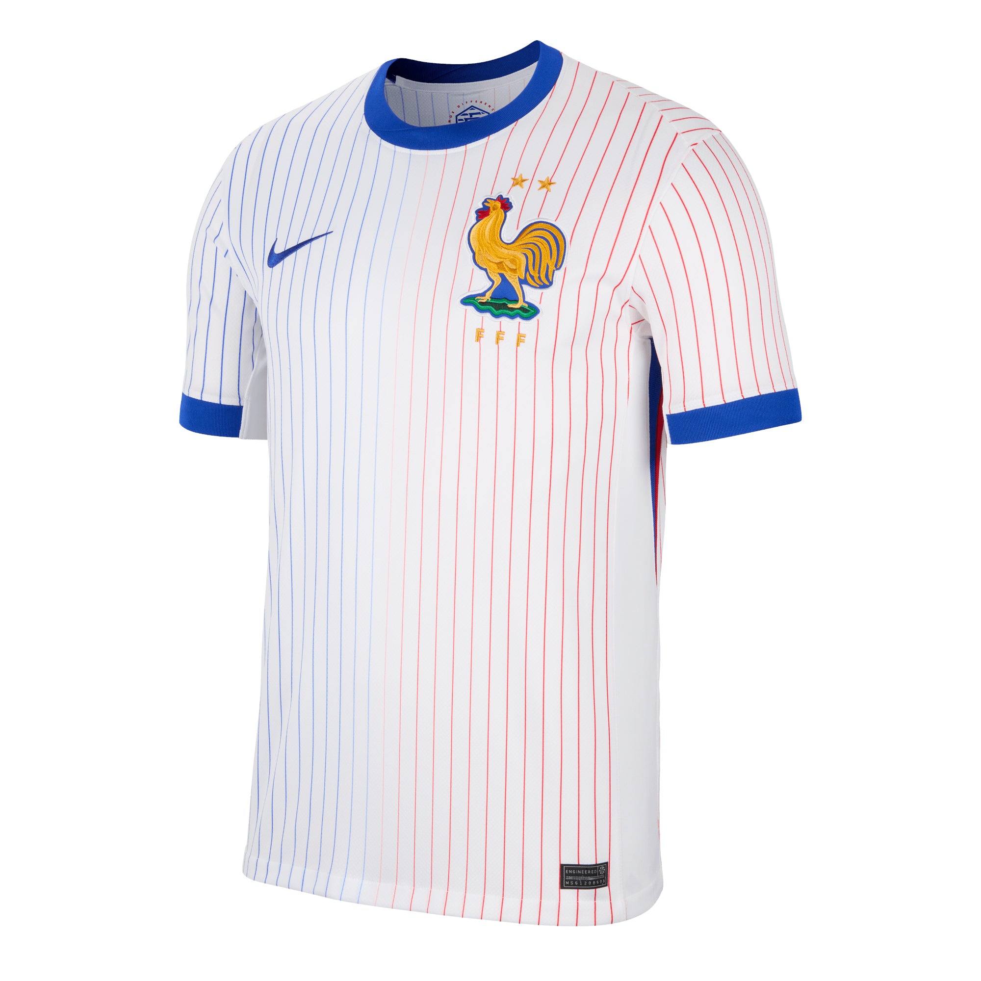Nike Men's France 2024/25 Away Jersey White/Bright Blue、mySite、noshort