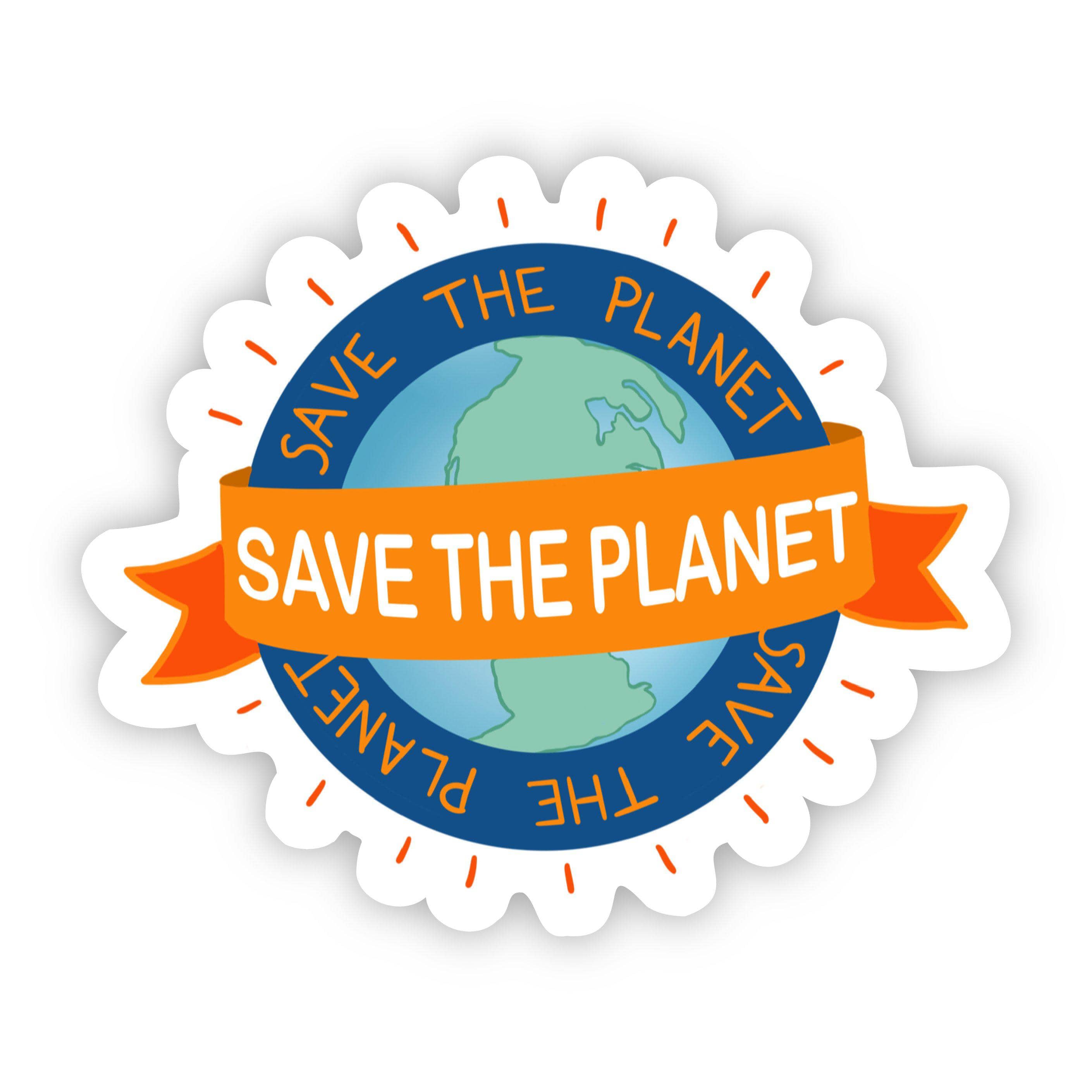  Save the Planet Banner Sticker、mySite、elrpsem3k