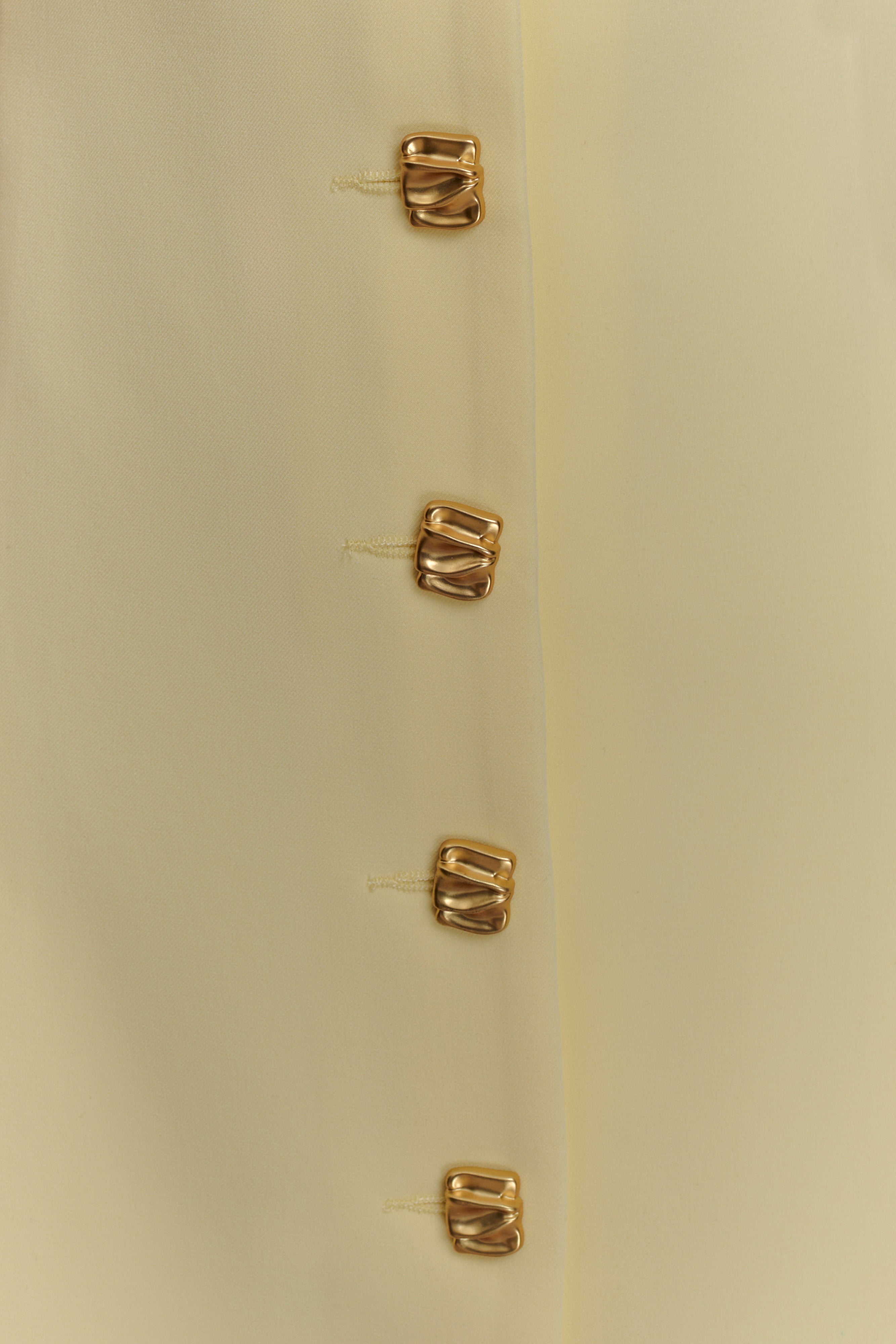 Oli Sleeveless Mini Dress - Lemon、mySite、solidvoid