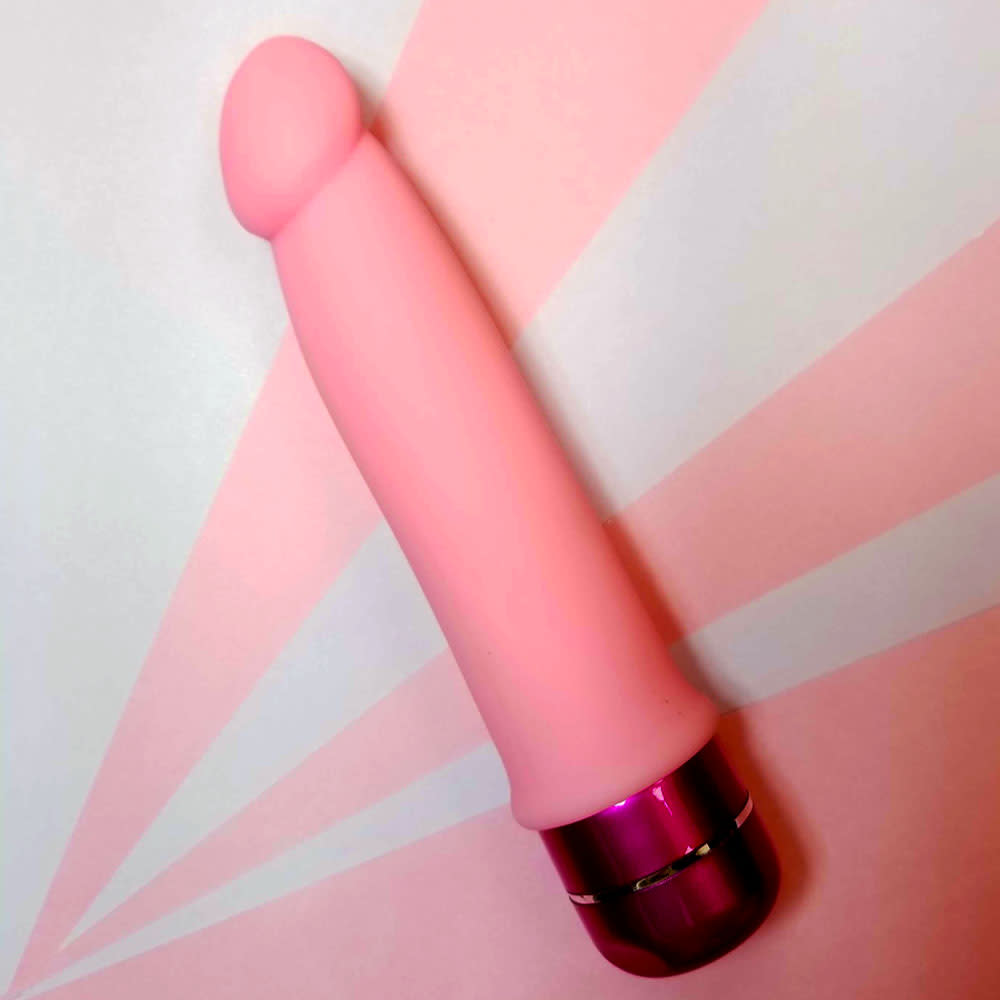 Luxe By Blush® | Purity Pink 7.5-Inch Long Vibrating Dildo、mySite、bottomscart