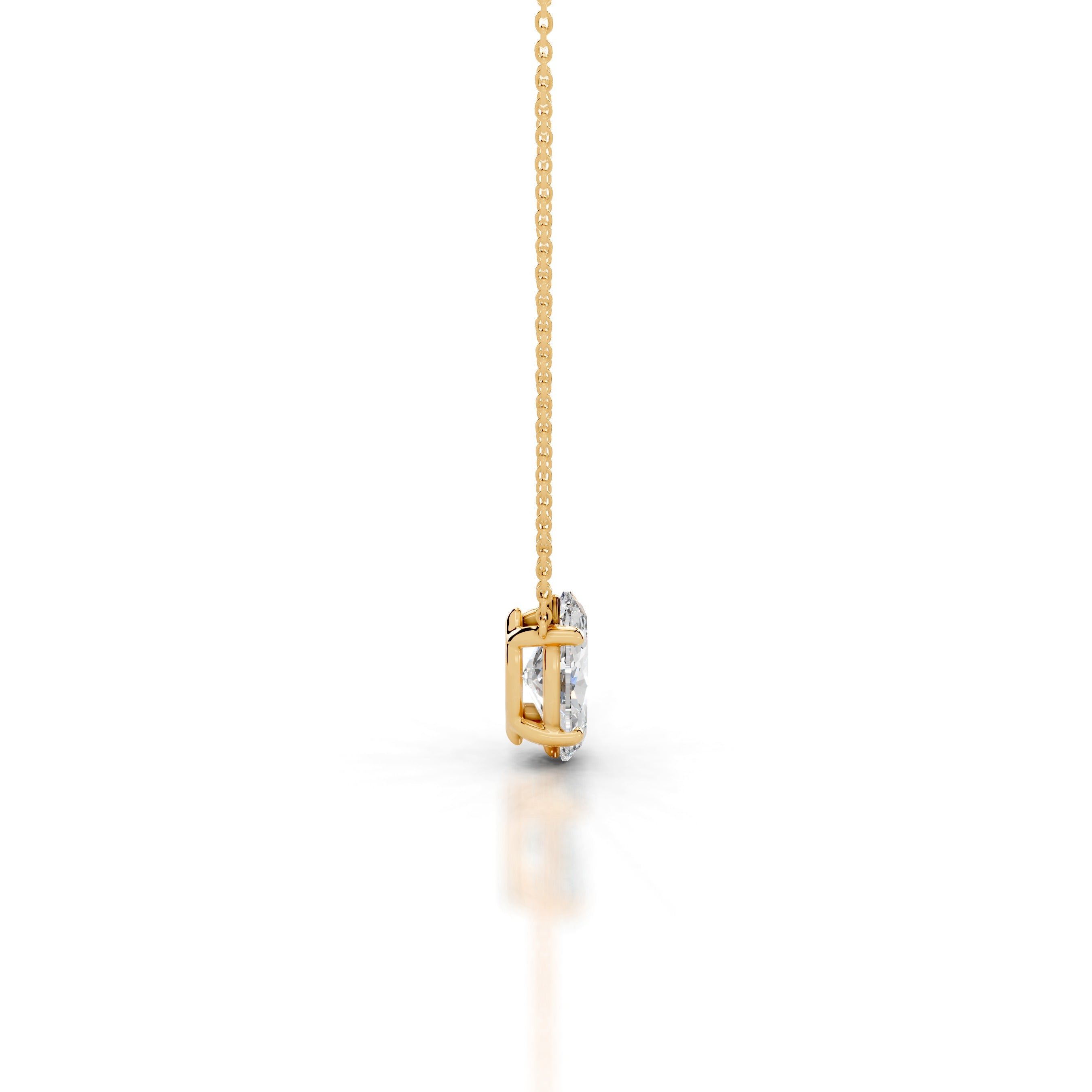 Mary Diamond Pendant - 18K Yellow Gold、mySite、hinf8tx79