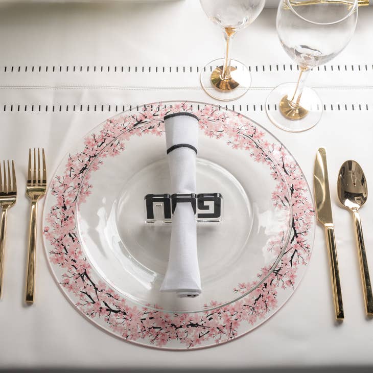 Set of Four Pesach Napkin Rings - (Black, Gold or Silver)、mySite、topwebapps