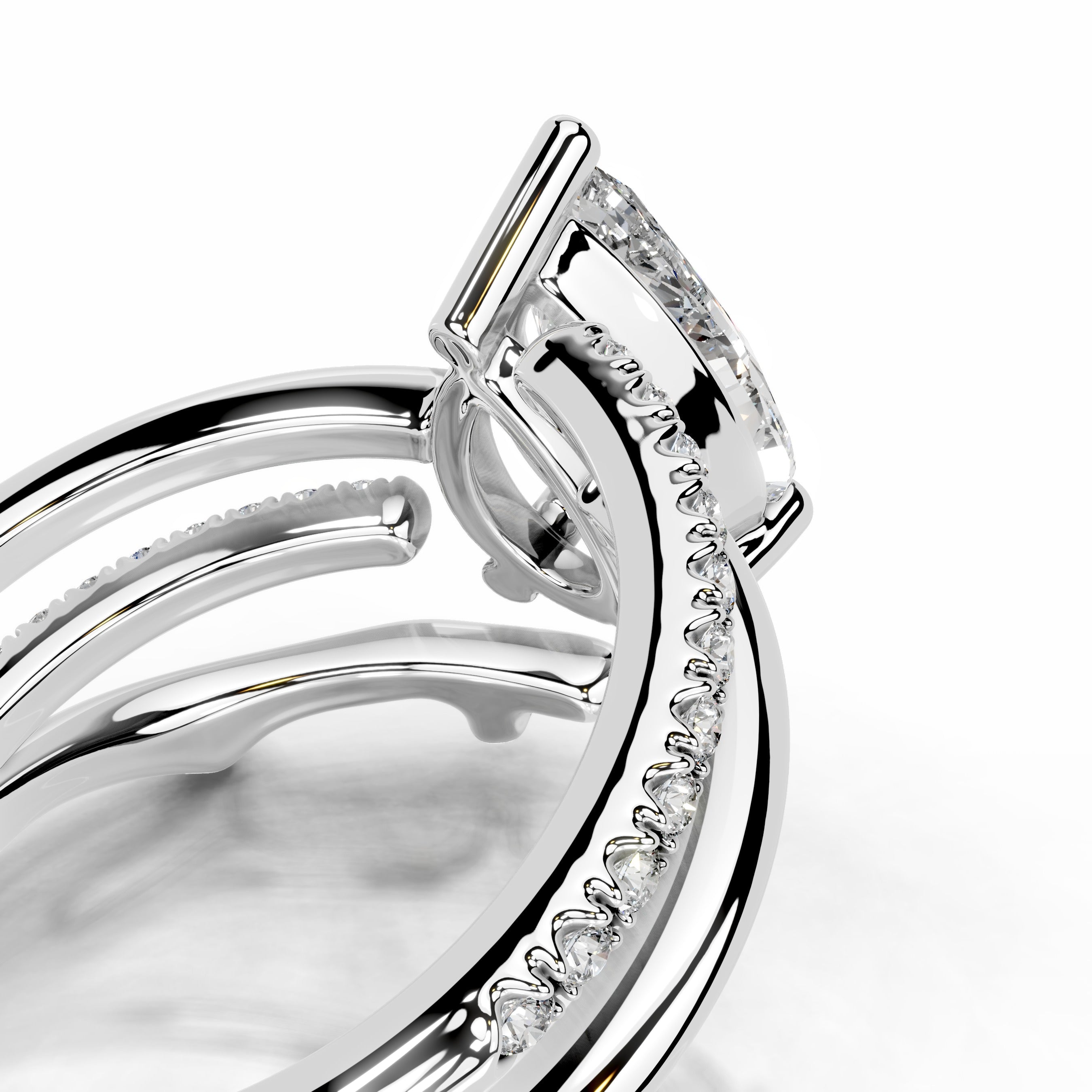 Branching Elegance Lab Grown Diamond Ring - Platinum、mySite、hinf8tx79