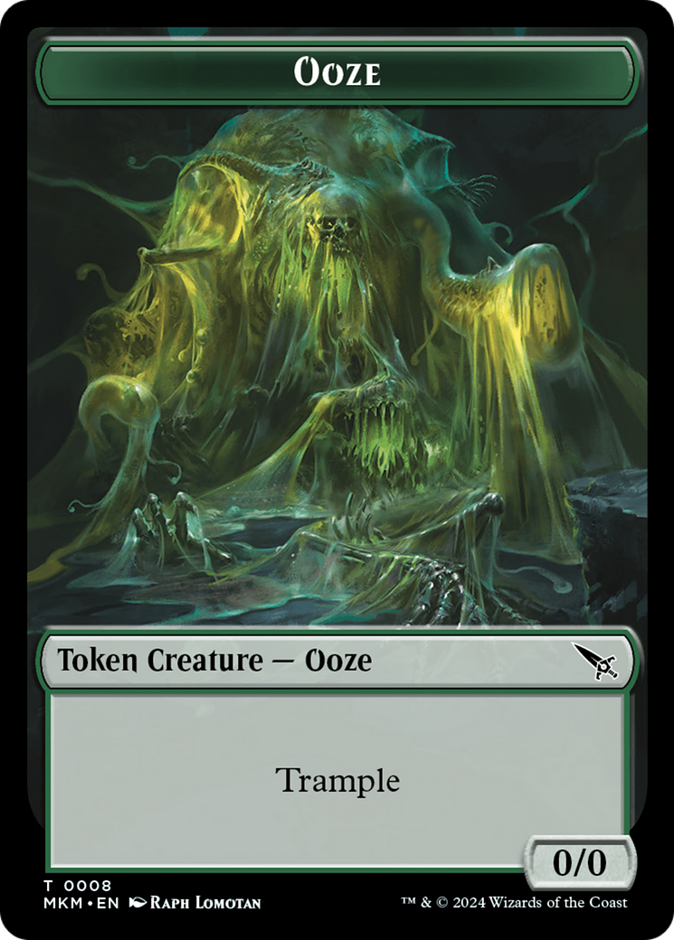 Ooze Token Murders at Karlov Manor Tokens、mySite、waistdrama