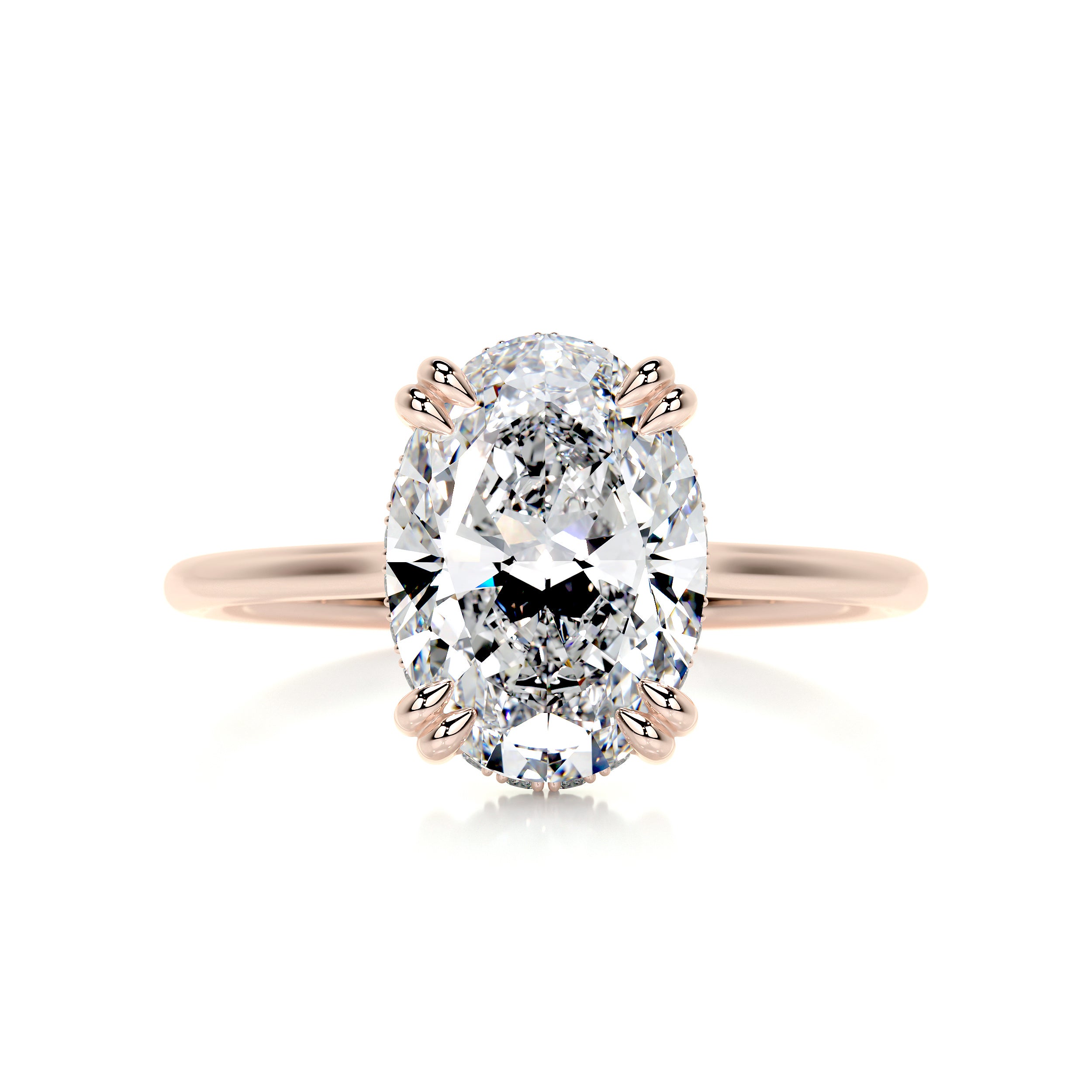 Harriet Diamond Engagement Ring -14K Rose Gold、mySite、hinf8tx79