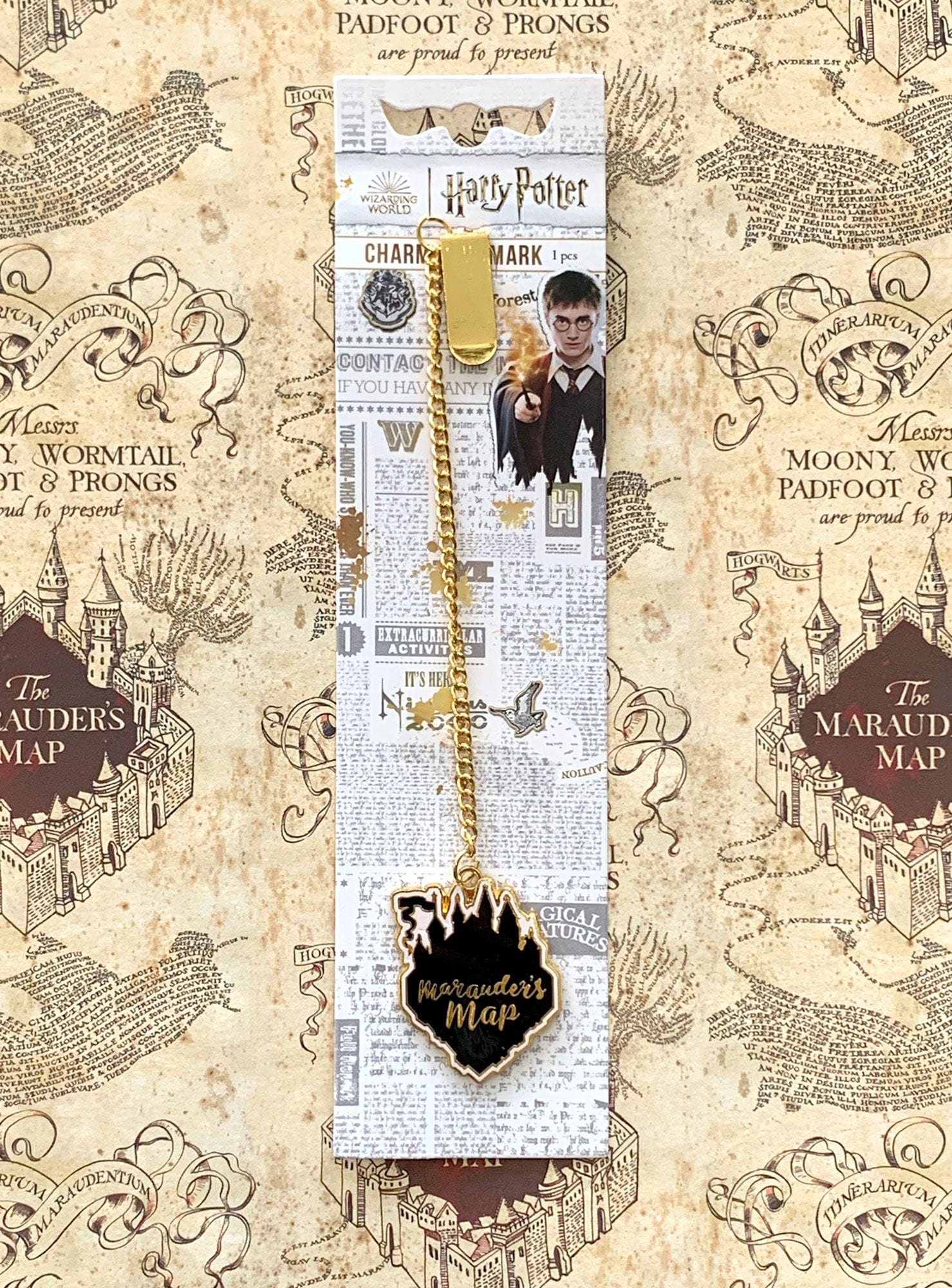  Harry Potter Bookmark - Marauder's Map Charm、mySite、ghnorth