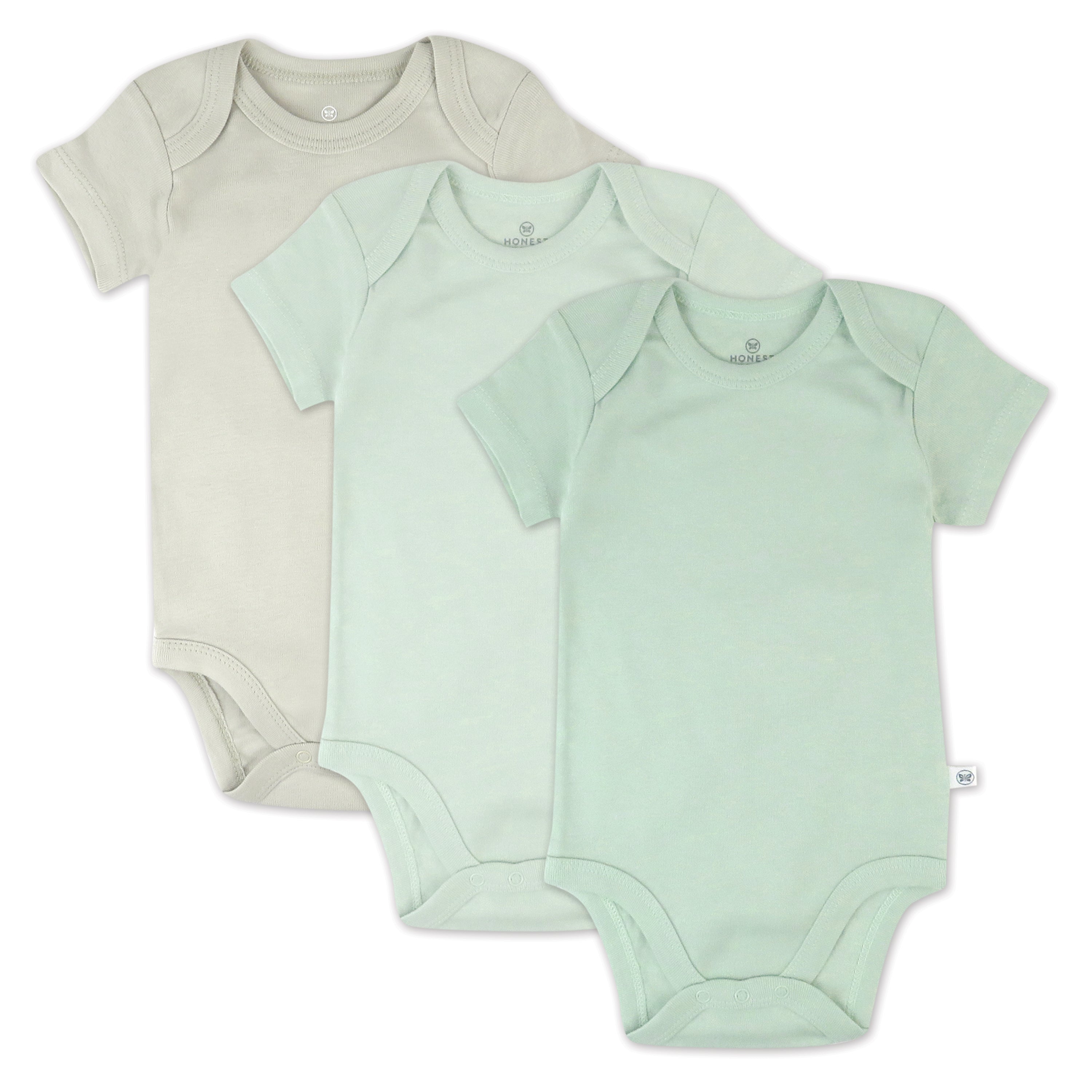  3-Pack Organic Cotton Short Sleeve Bodysuits、mySite、layawaytickets