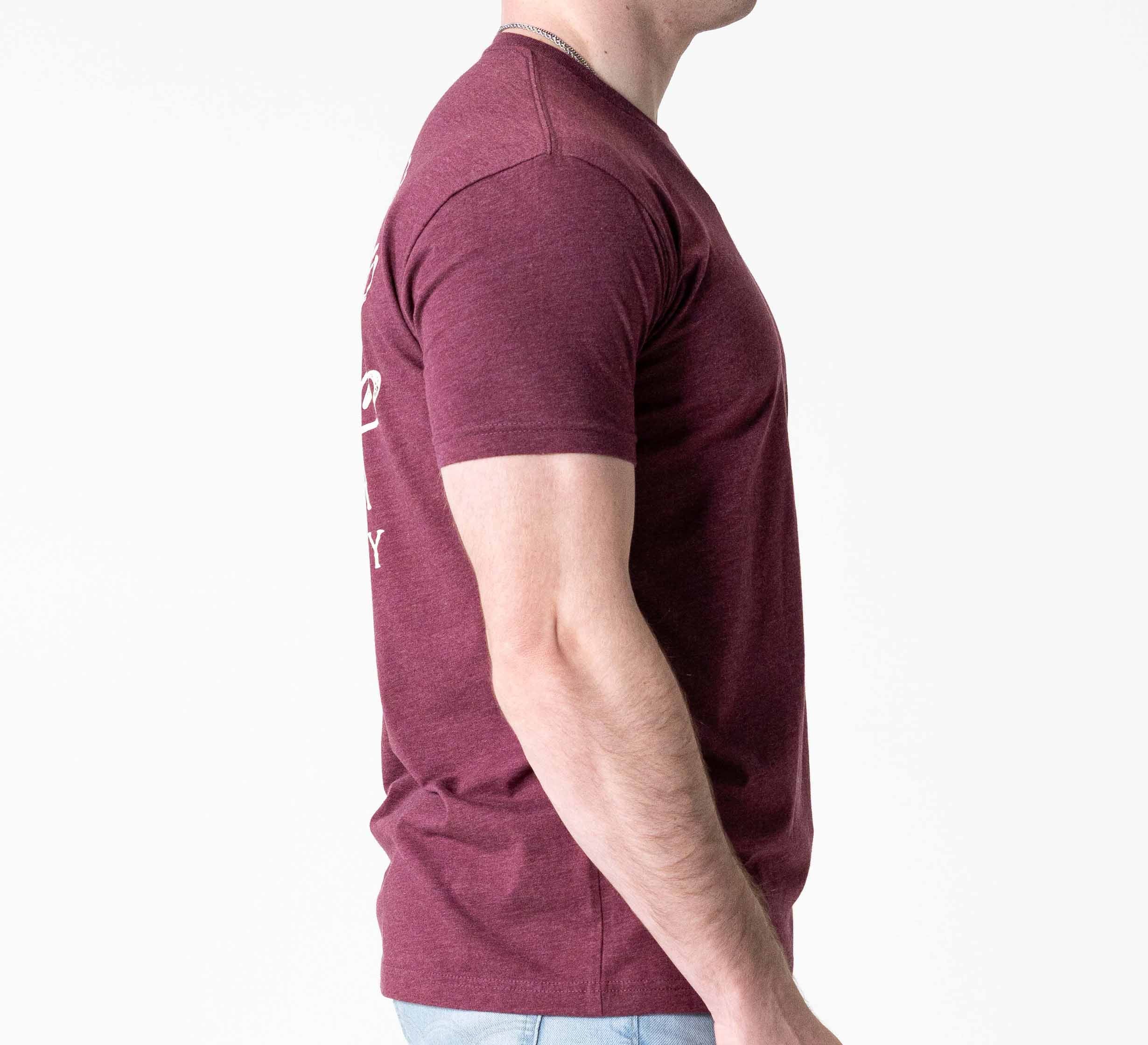 Jiu Jitsu Flow T-Shirt Maroon、mySite、gigharbornorthrealestate