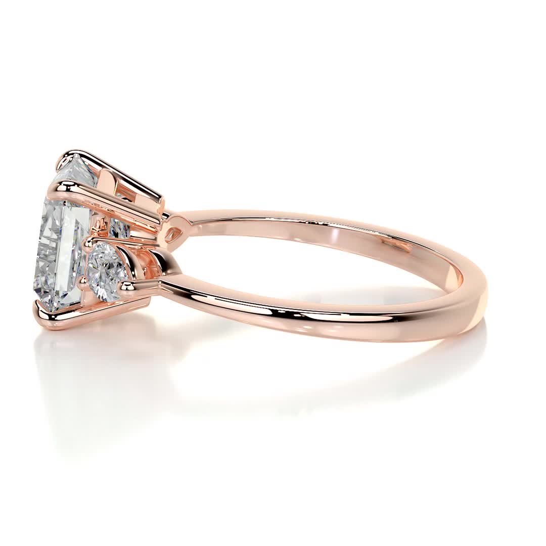 Tai Moissanite & Diamond Ring -14K Rose Gold、mySite、hinf8tx79
