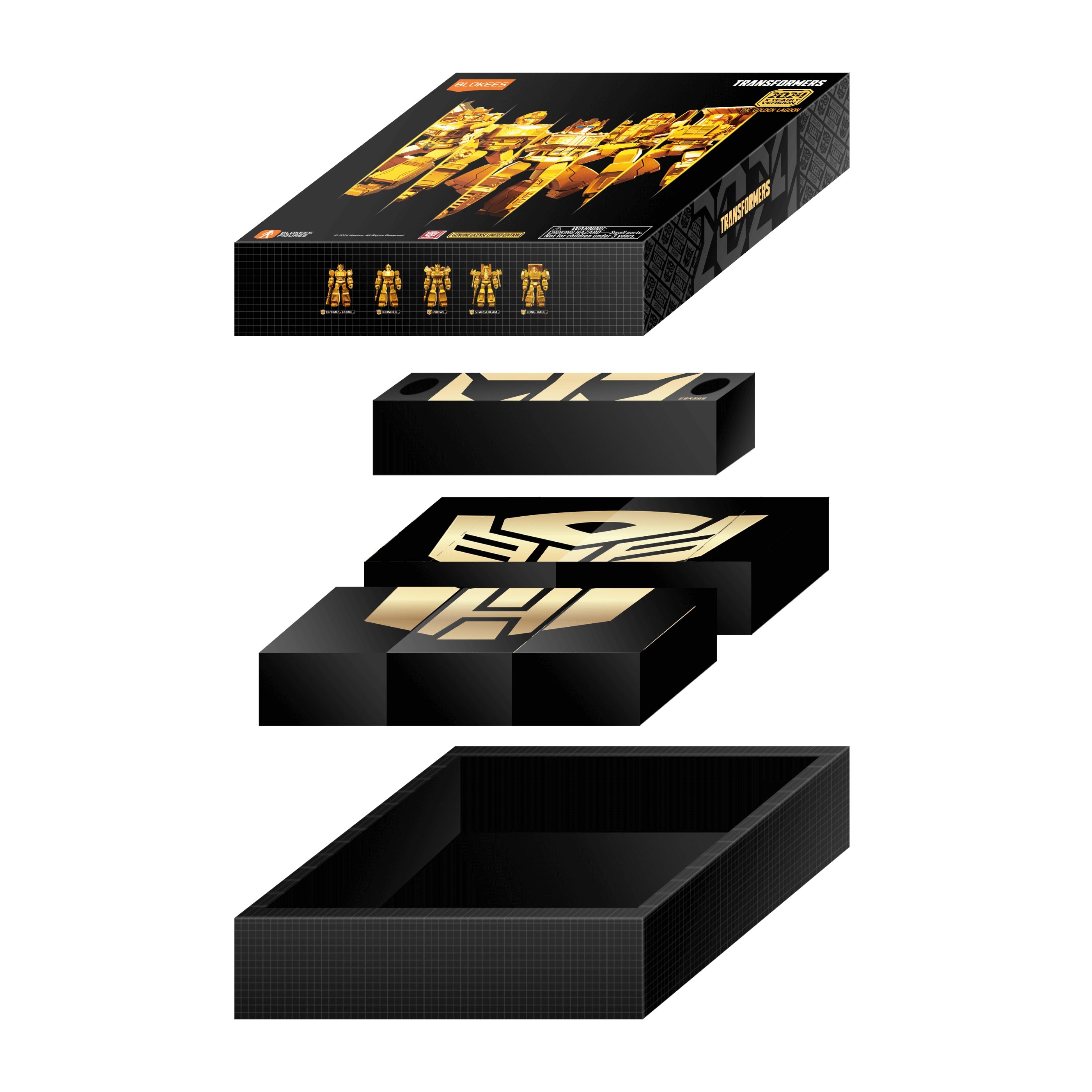 Blokees Transformers XV Golden Collectors Edition: The Golden Lagoon XV 01 - 2024 Boxed Set of 5、mySite、hgirdovlk