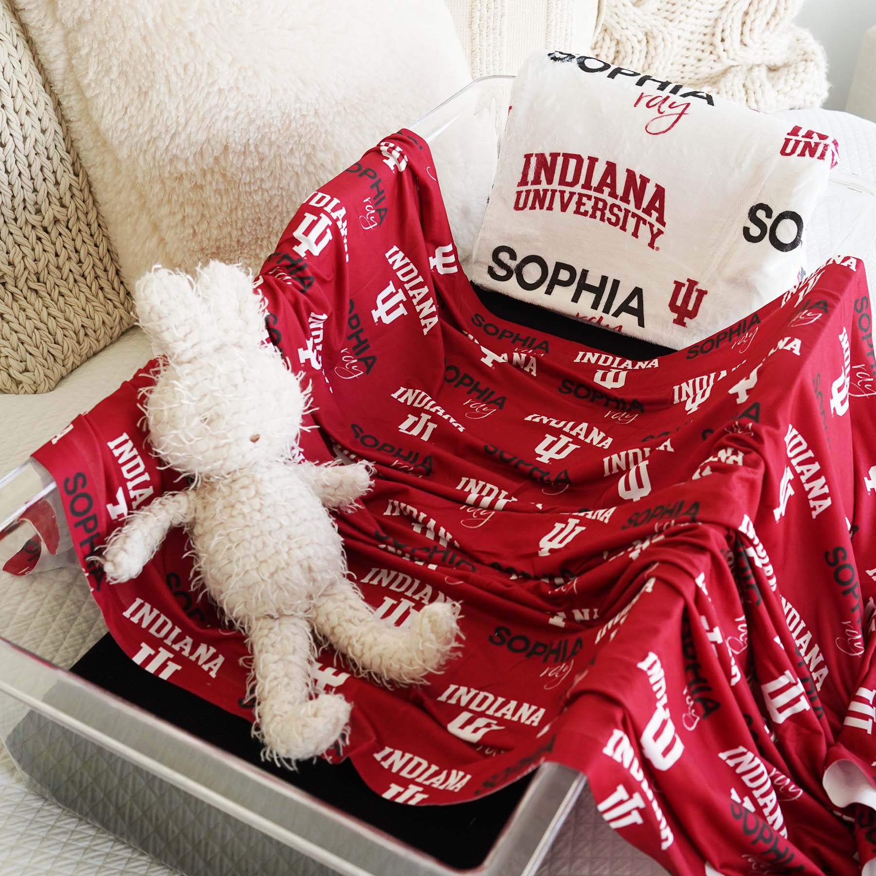  Indiana University | IU Personalized Kids Blanket、mySite、layawaytickets
