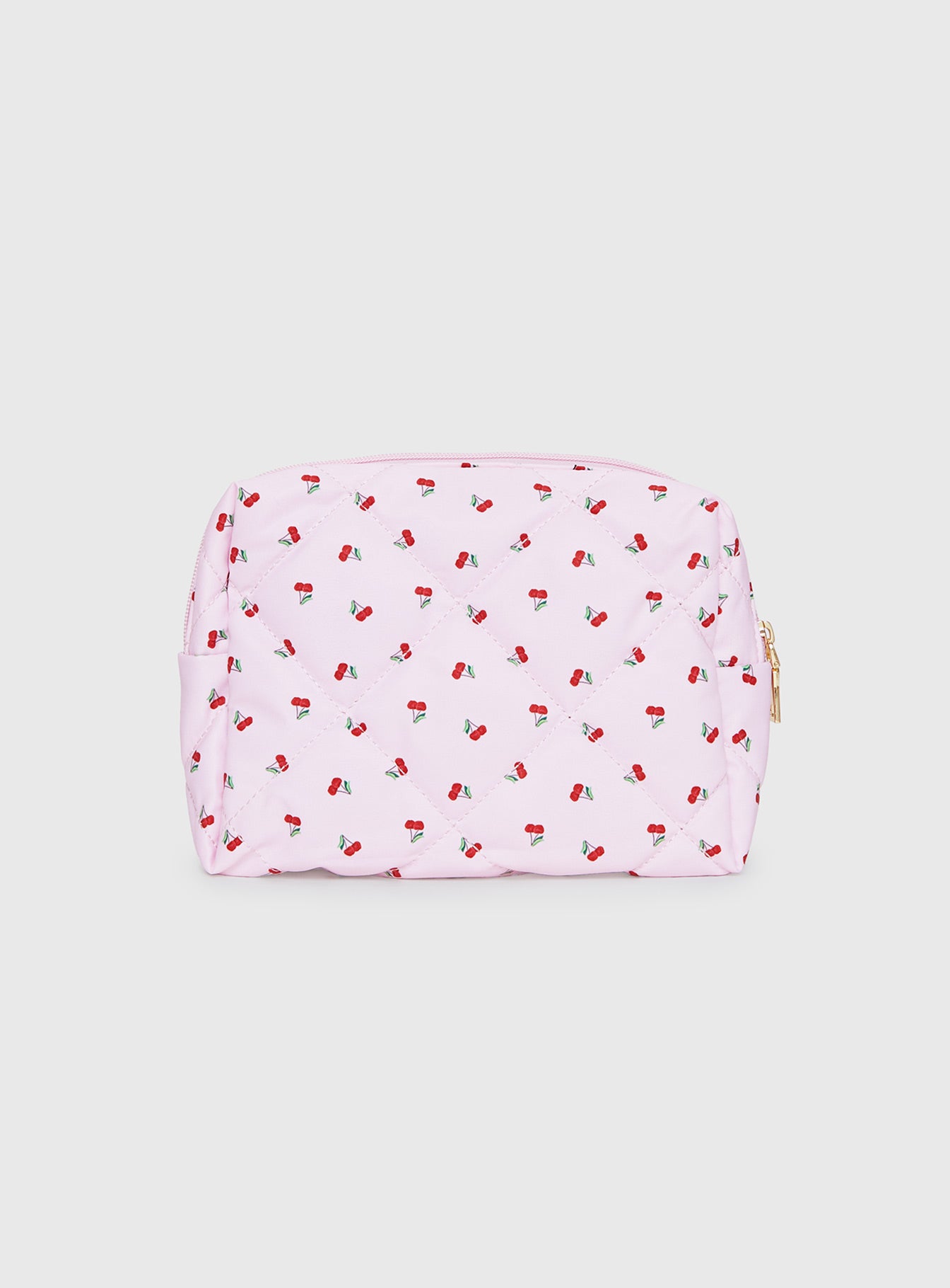 On A Cloud Quilted Pouch Pink Cherry、mySite、solidvoid
