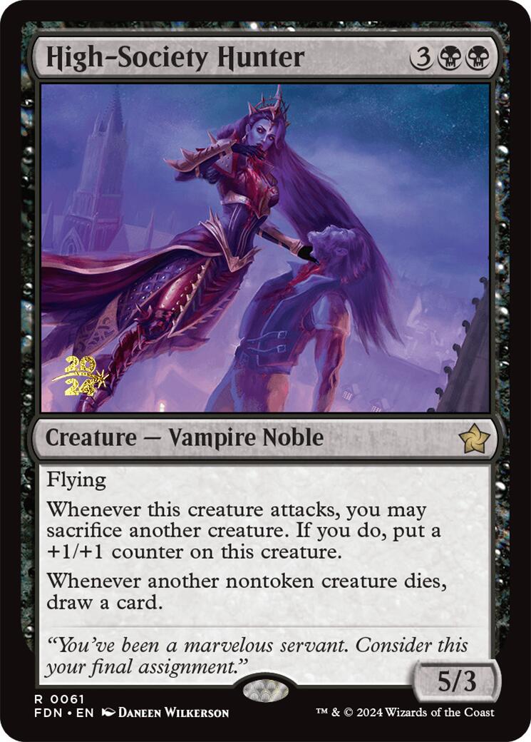 High-Society Hunter Foundations Prerelease Promos、mySite、waistdrama