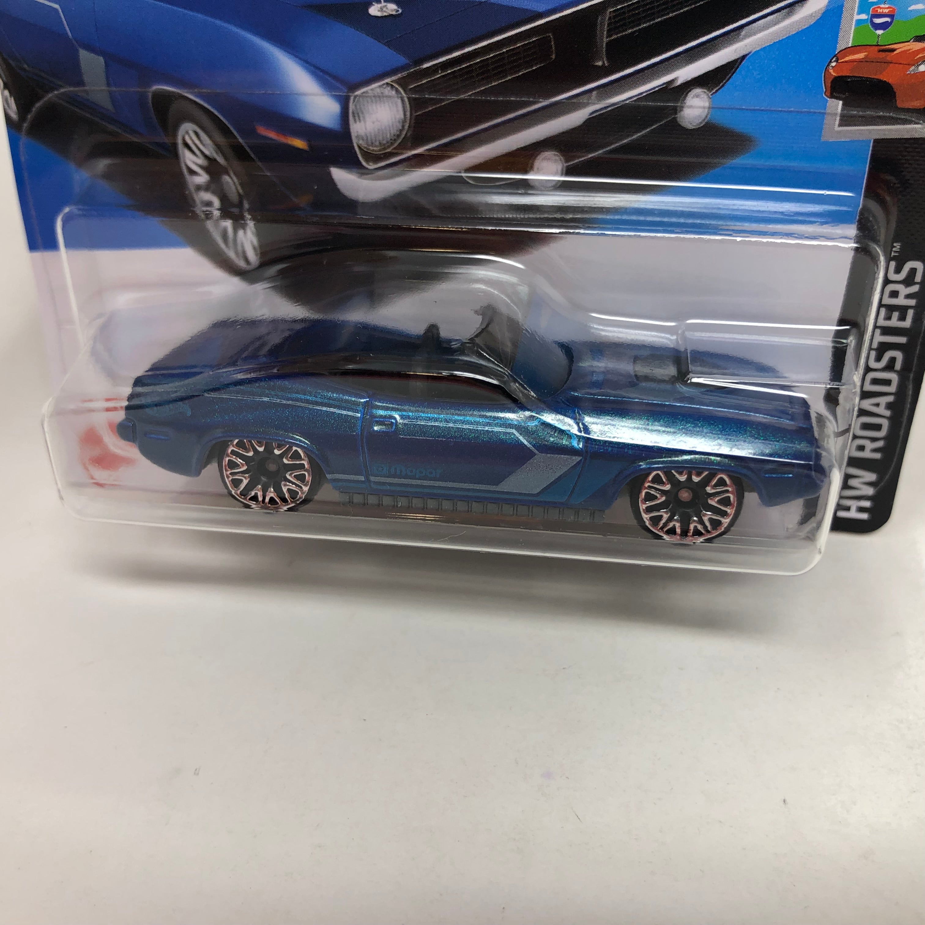'70 Plymouth Barracuda #20 * Blue * 2024 Hot Wheels Basic Short Card Case A、mySite、hgirdovlk