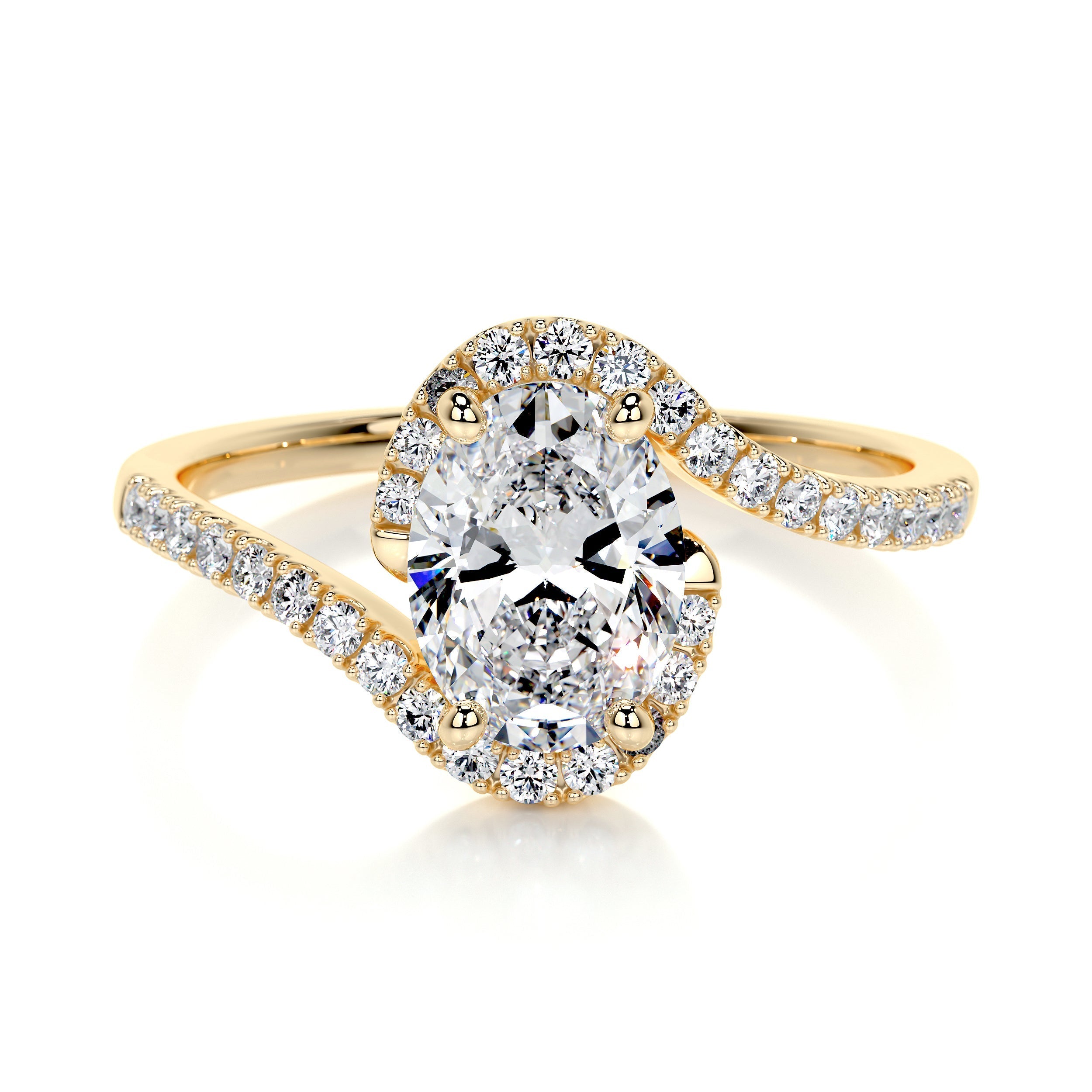 Stella Lab Grown Diamond Ring -18K Yellow Gold (RTS)、mySite、hinf8tx79