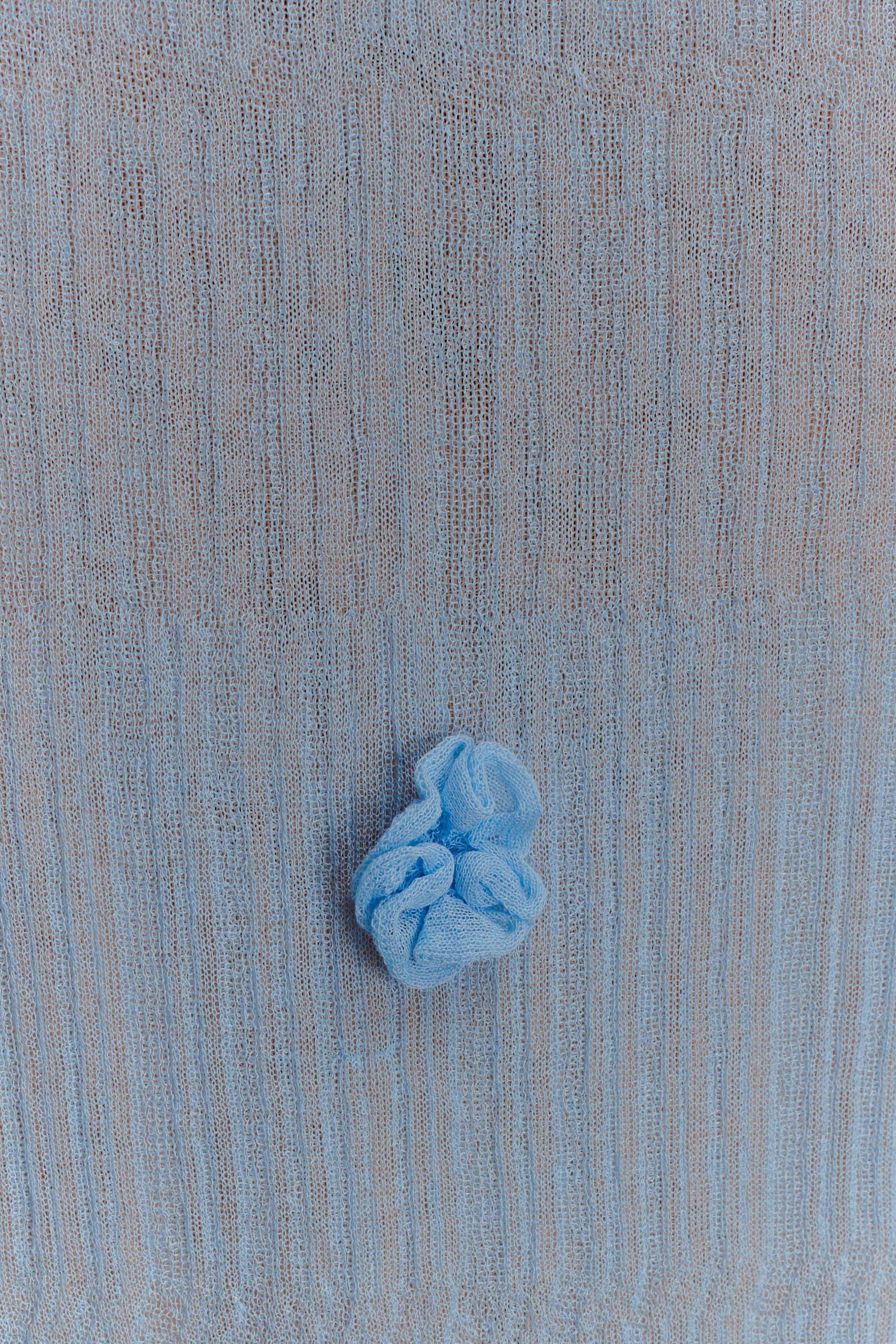 Brynn Orchid Knit Maxi Dress - Baby Blue、mySite、solidvoid