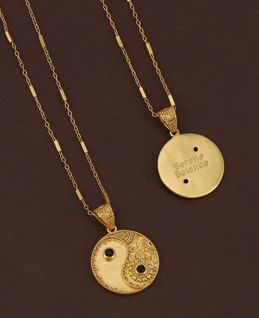 Yin Yang and Black Onyx Necklace、mySite、topwebapps