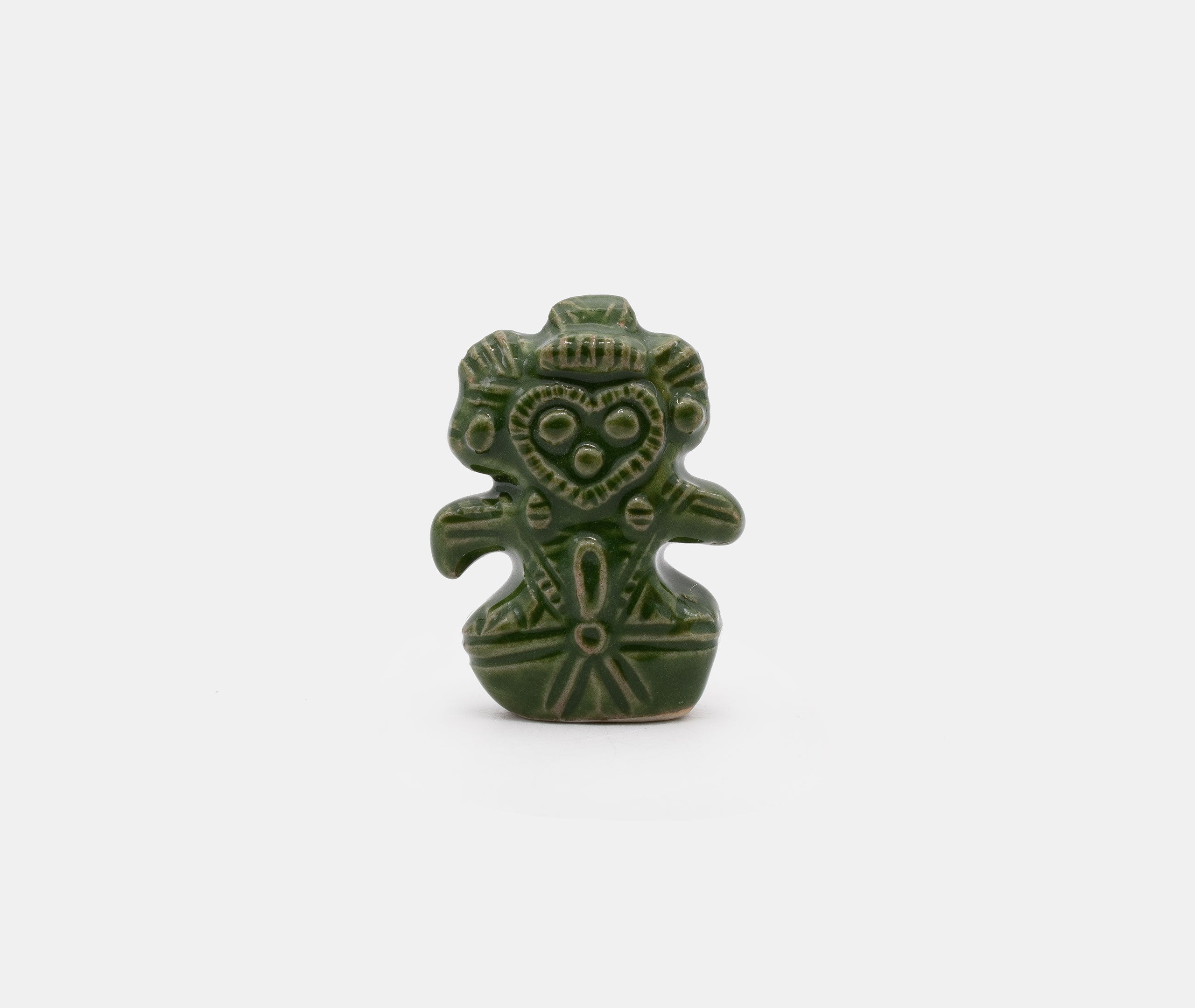 Jomon Dogu Figurine Owl - Green、mySite、topwebapps