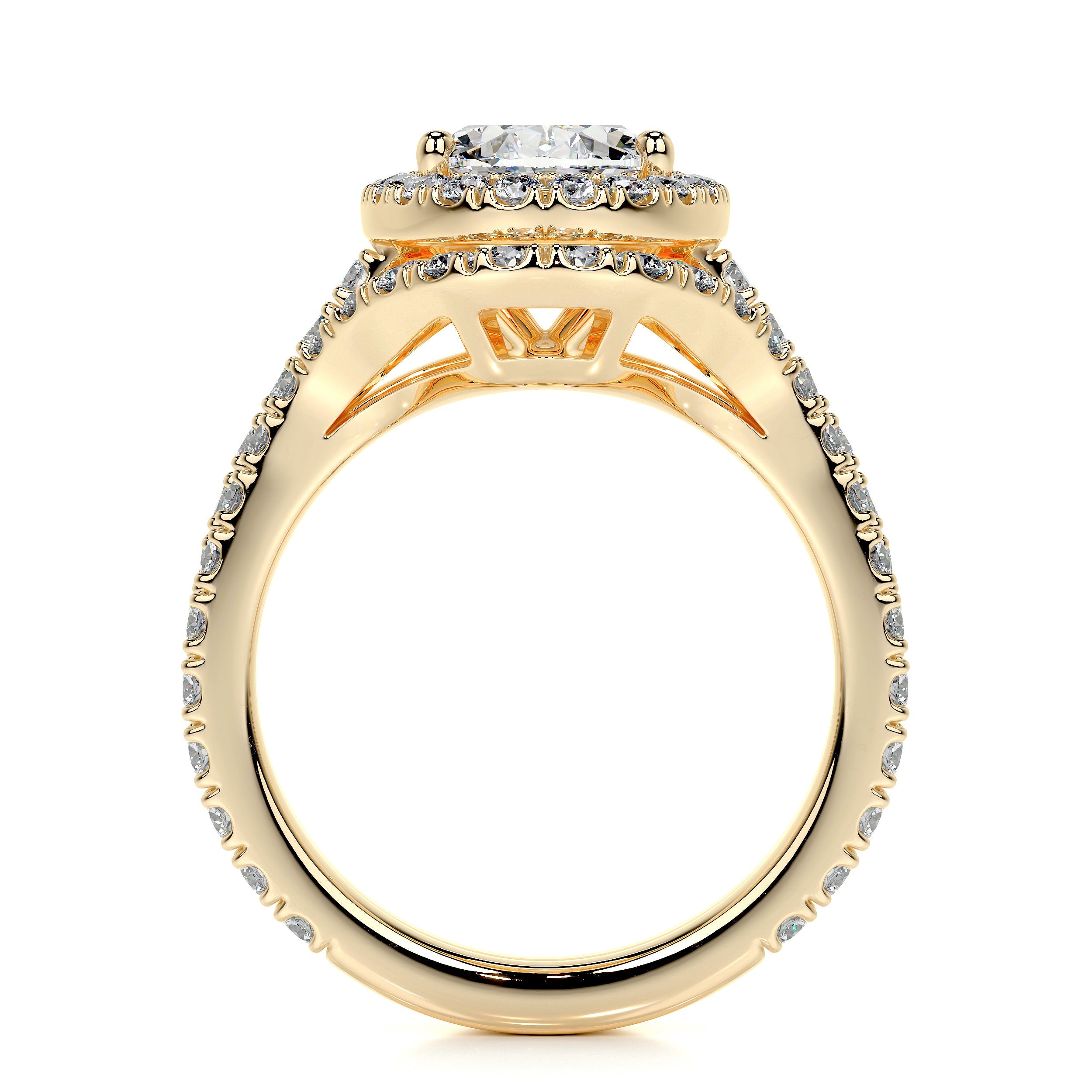 Maria Lab Grown Diamond Bridal Set - 18K Yellow Gold、mySite、hinf8tx79