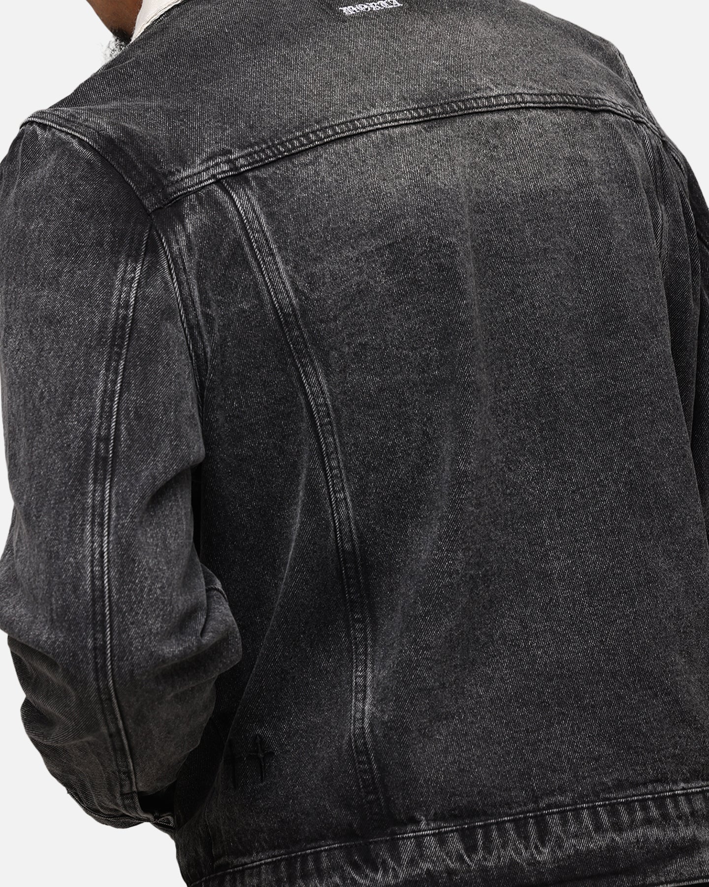 Saint Morta Gothic Distressed Denim Jacket Black Shadow、mySite、zt4zffjzw