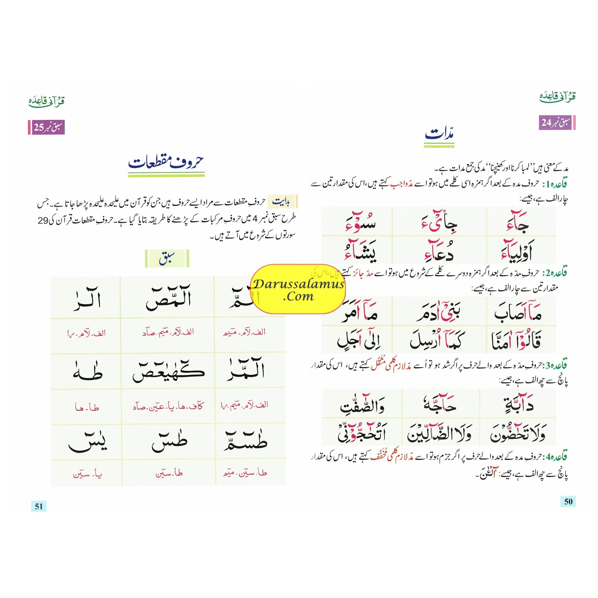 Qurani Qaida Or Noorani Qaida (Urdu Language) By Muhammad Idris、mySite、topwebapps