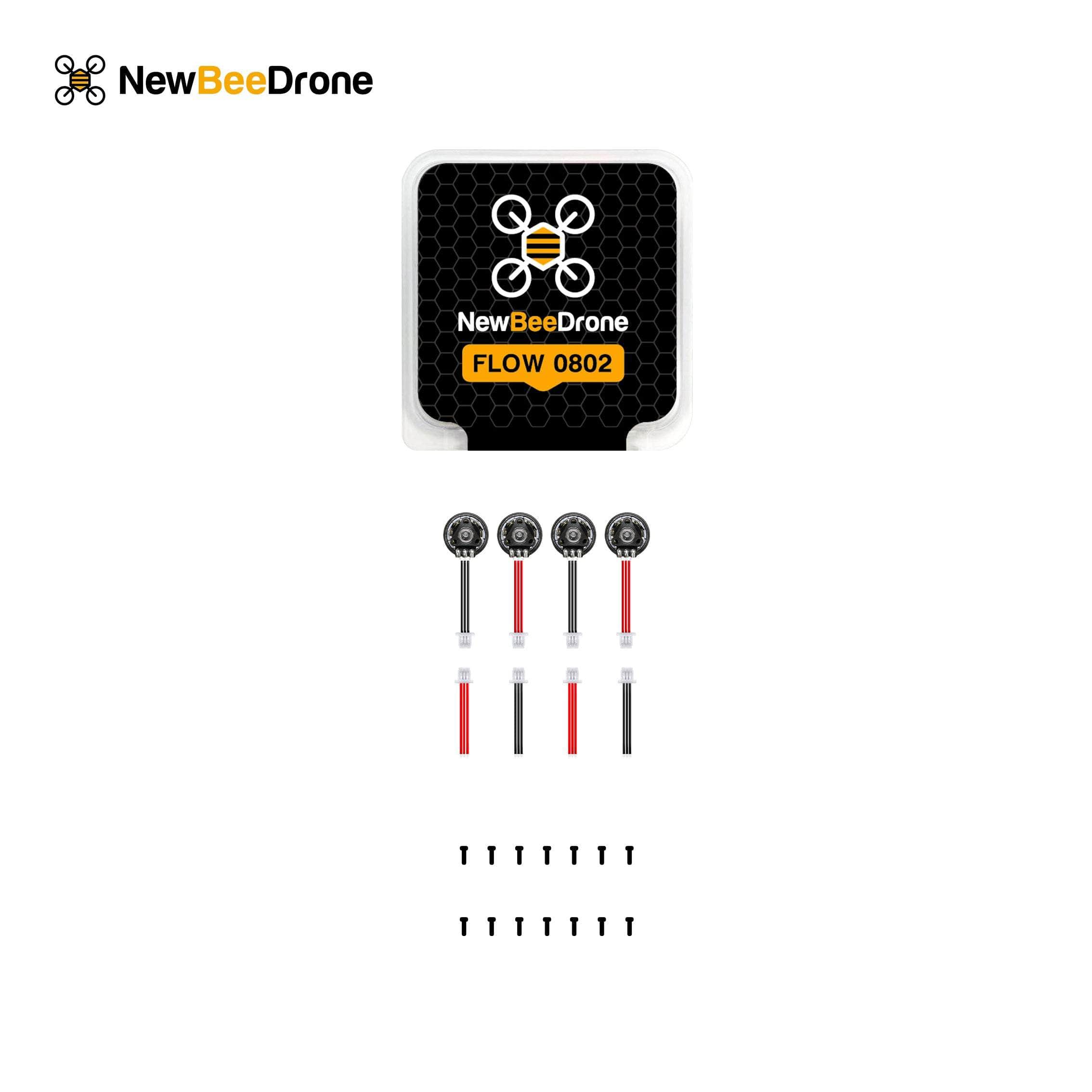  NewBeeDrone Flow 0802 Dual Ball Bearing Whoop motor 27000kv (Set of 4)、mySite、merchandisen