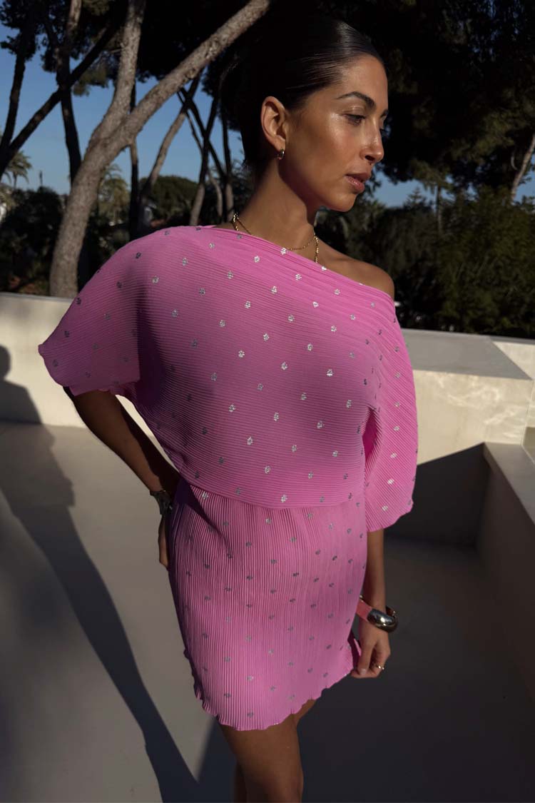 Petal Pink Mini Tilly Dress Petite、mySite、solidvoid