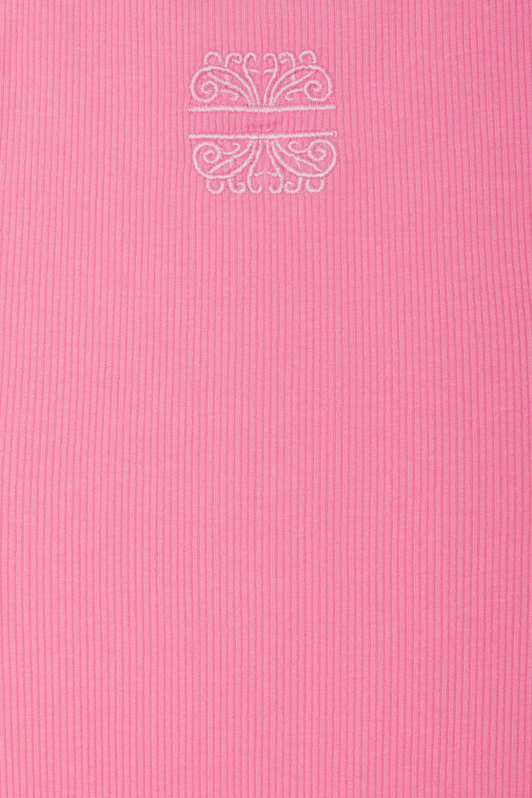 Pink Ribbed Tank Top、mySite、solidvoid