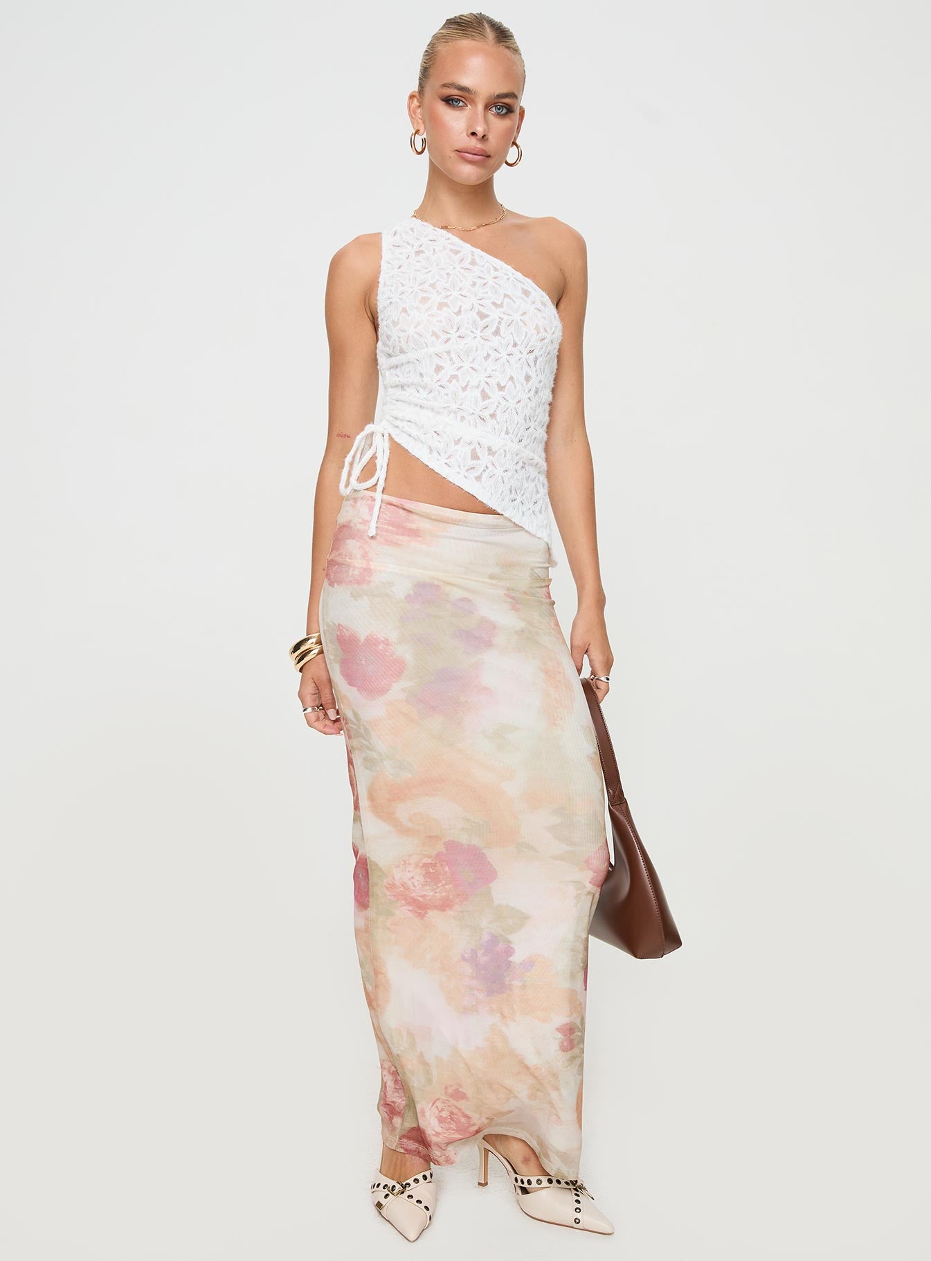 Sensua One Shoulder Top White、mySite、solidvoid