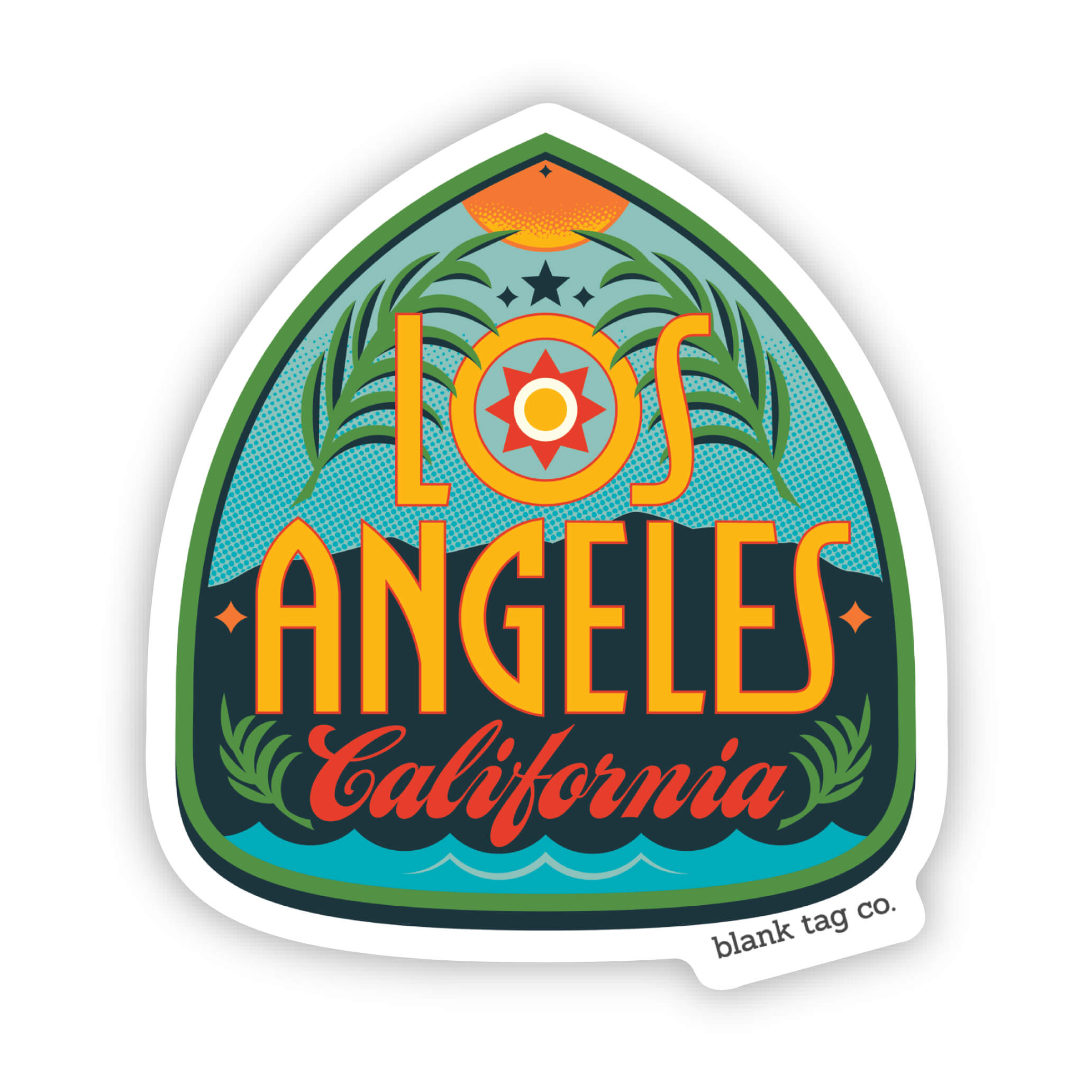  The Los Angeles City Badge Vinyl Sticker Decal、mySite、ghnorth