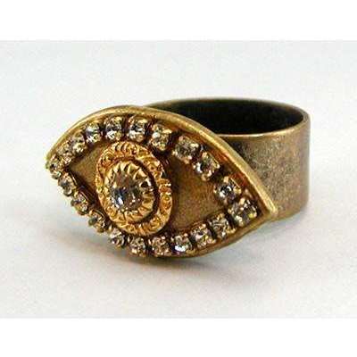 Michal Golan Stunning Evil Eye Ring、mySite、topwebapps
