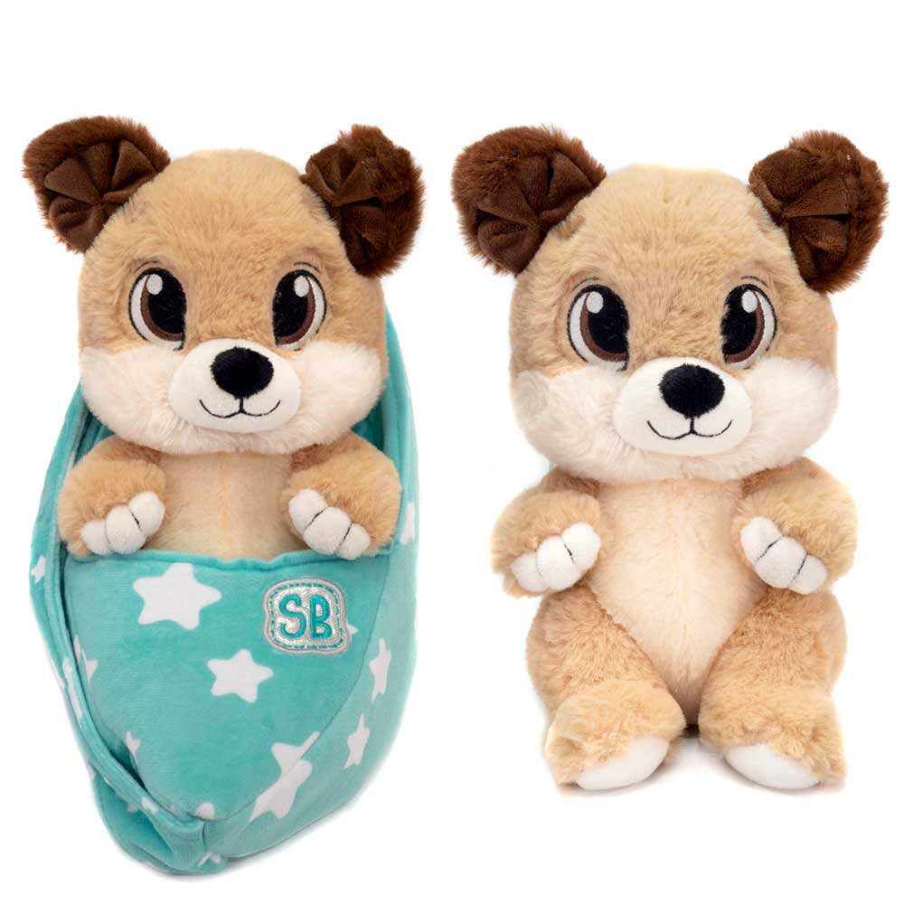 Swaddle Babies 9.5IN Cuddle Dog、mySite、g9winljtr