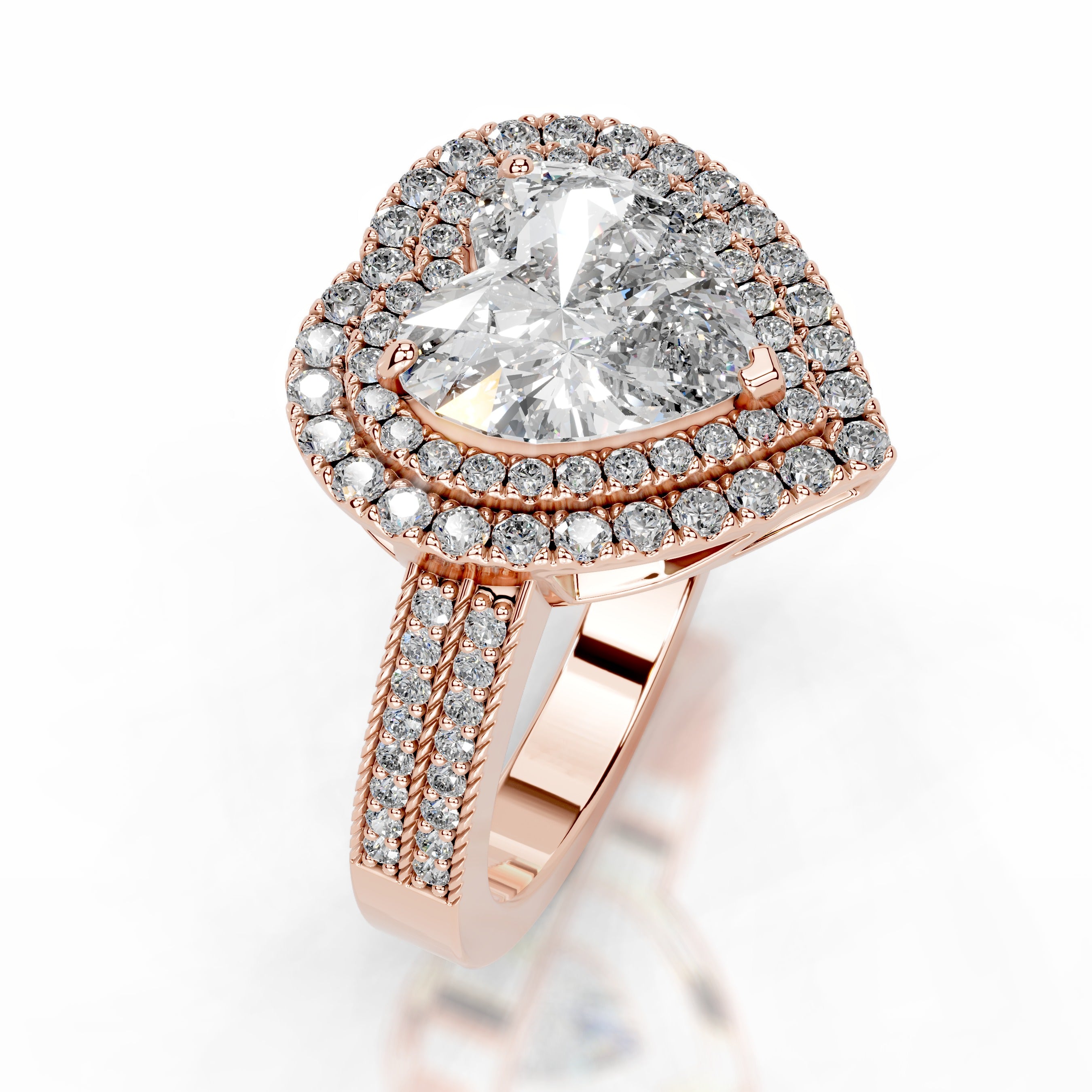 Orana Lab Grown Diamond Ring - 14K Rose Gold、mySite、hinf8tx79