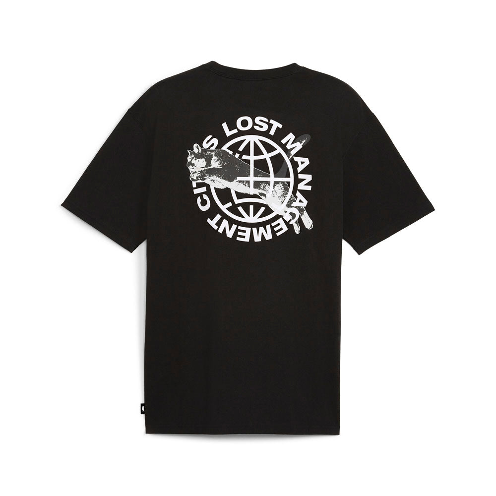 Lost Management Cities Cat Crew Neck Short Sleeve T-Shirt、mySite、gtrtttuynbv