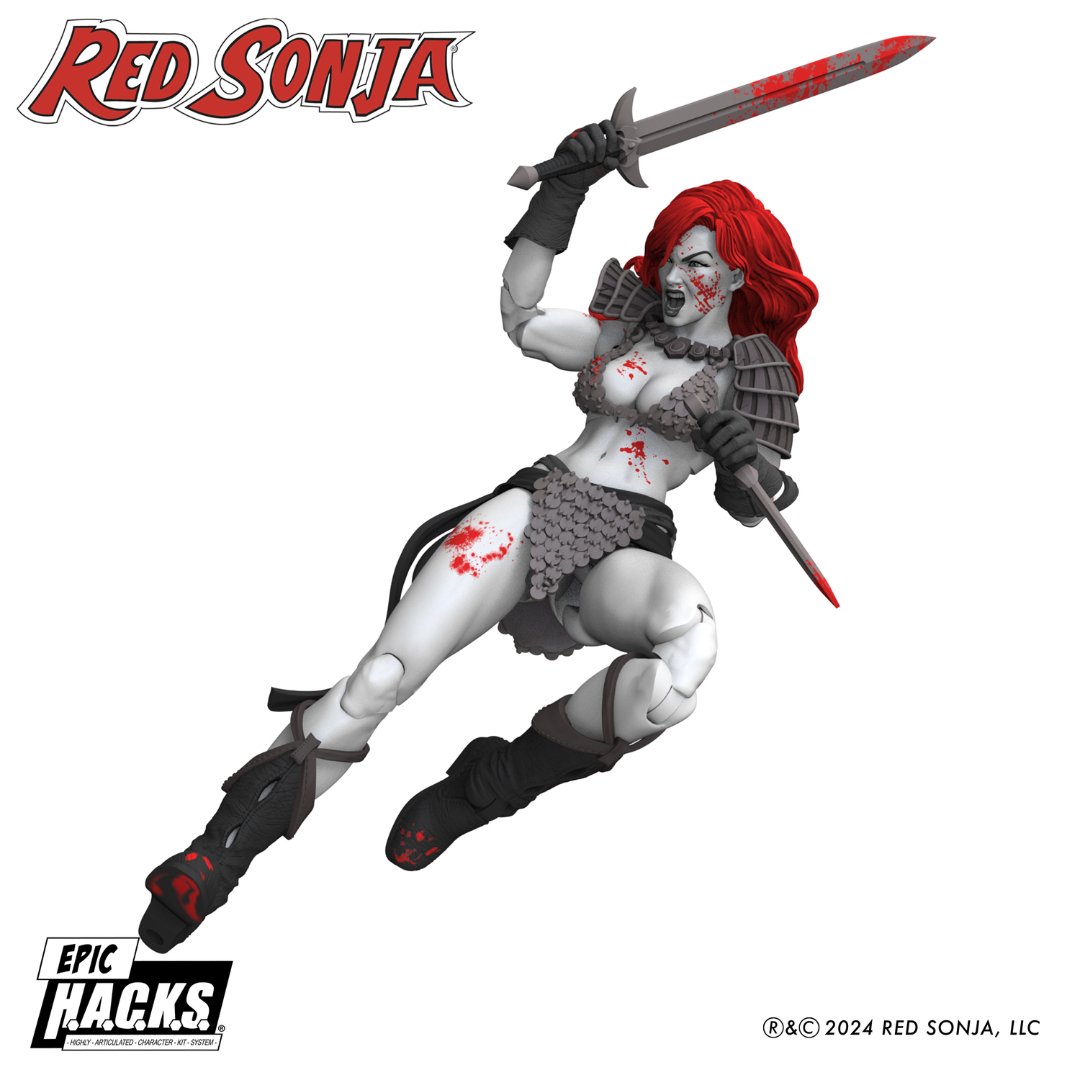 EPIC H.A.C.K.S. PX Exclusive Red Sonja (Black, White, & Red Version)、mySite、hgirdovlk