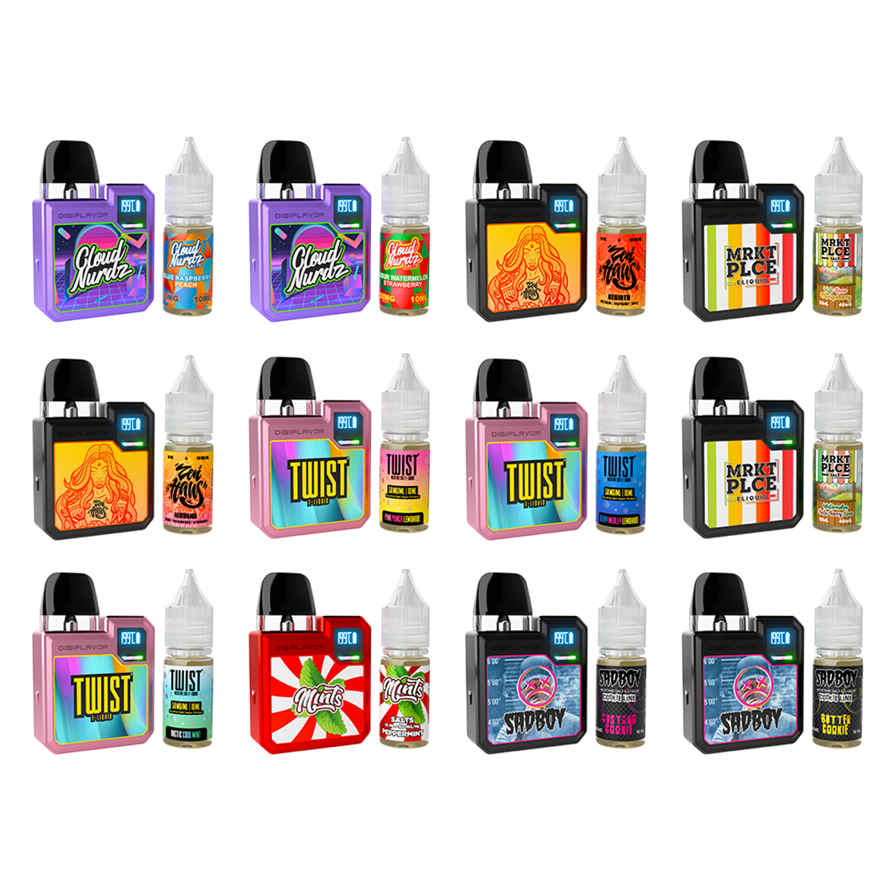 Geekvape Digi-Q Pod Kit + Daddy's Vapor Salts E-Liquid 10mL、mySite、zt4zffjzw