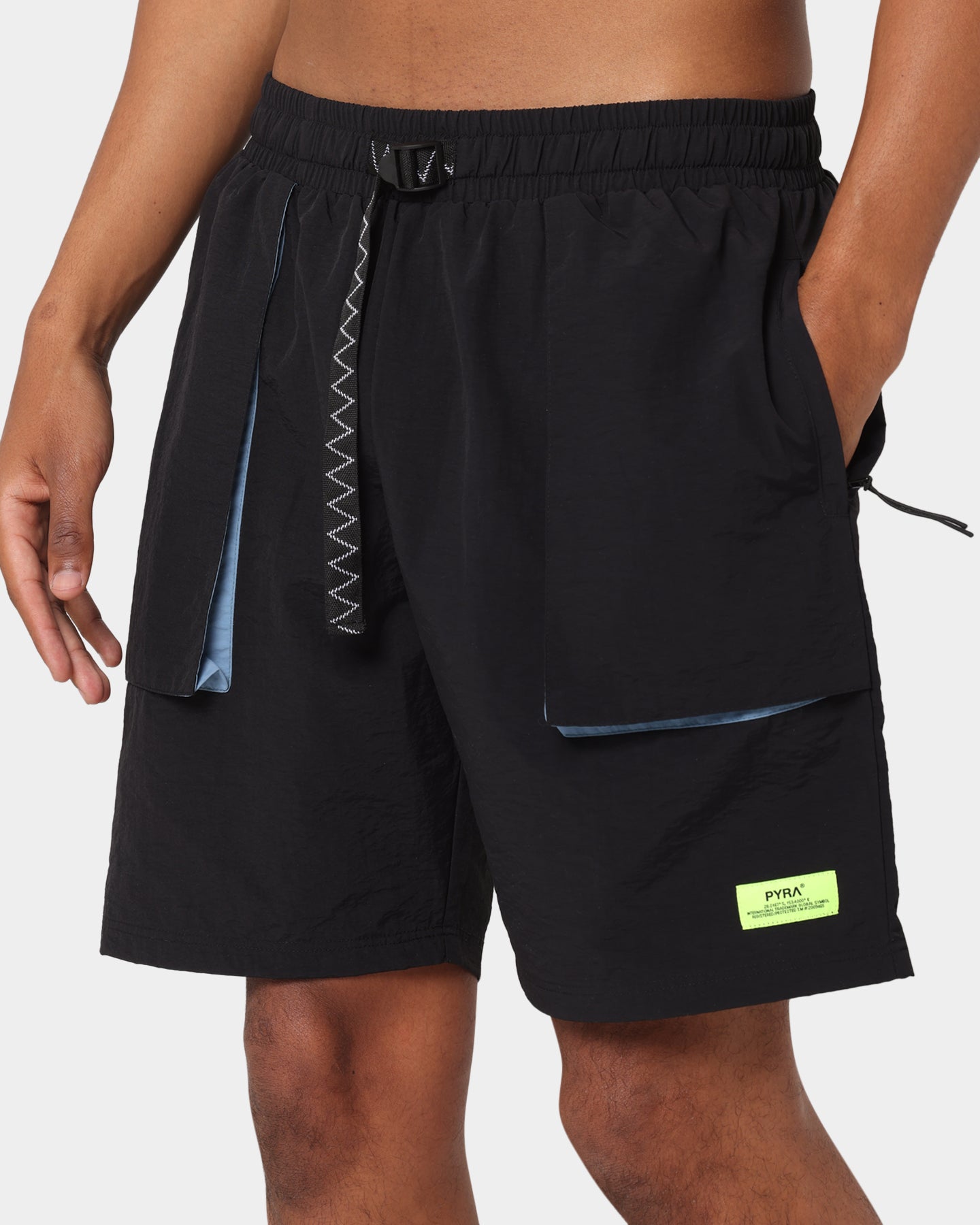 PYRA Future Nylon Shorts Black、mySite、zt4zffjzw